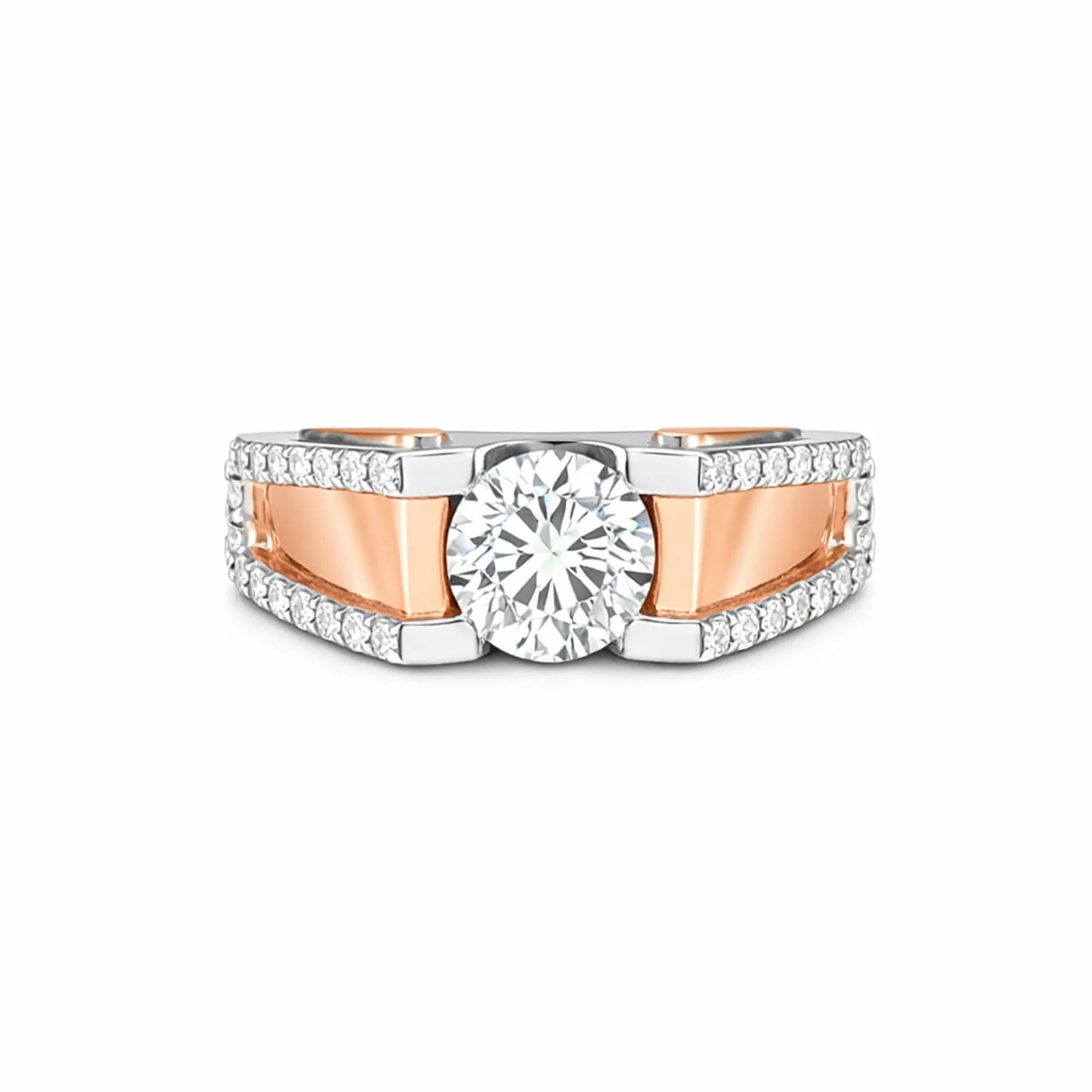 IGI Certified Lab Grown Diamond Round Solitaire Ring, 1.5ct, VVS/E — 14K/18K Solid Gold