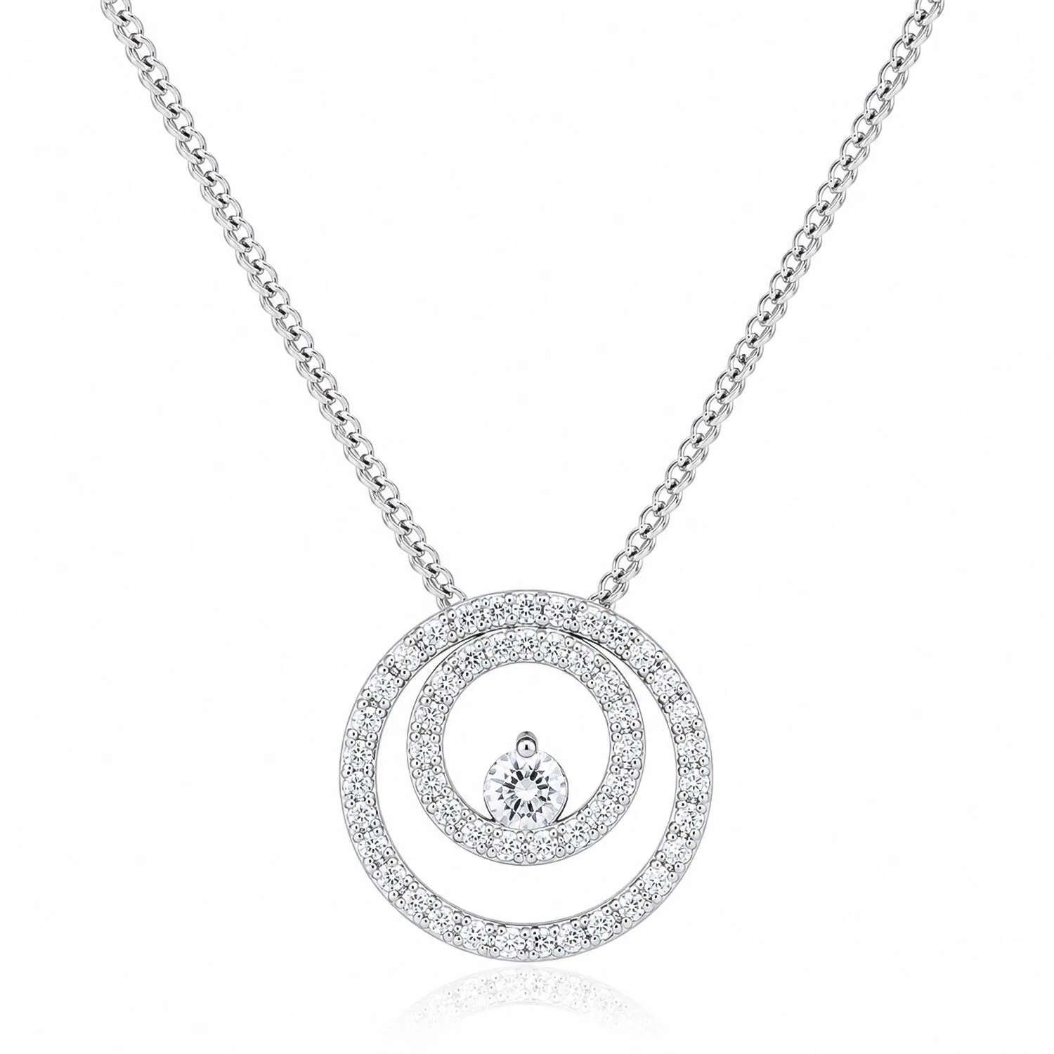 IGI Certified Lab Grown 1.58 Ct Round-Cut Solitaire Pendant Necklace, VVS/E — 18K Solid Gold, Adjustable Chain - view 6