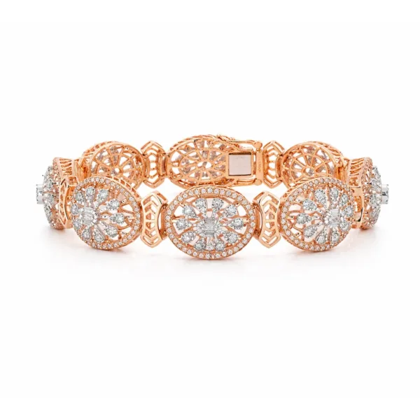 IGI Certified Lab Grown Diamond Tennis Bracelet — 14K/18K Solid Gold, 3.6 Ct tw, VVS/E