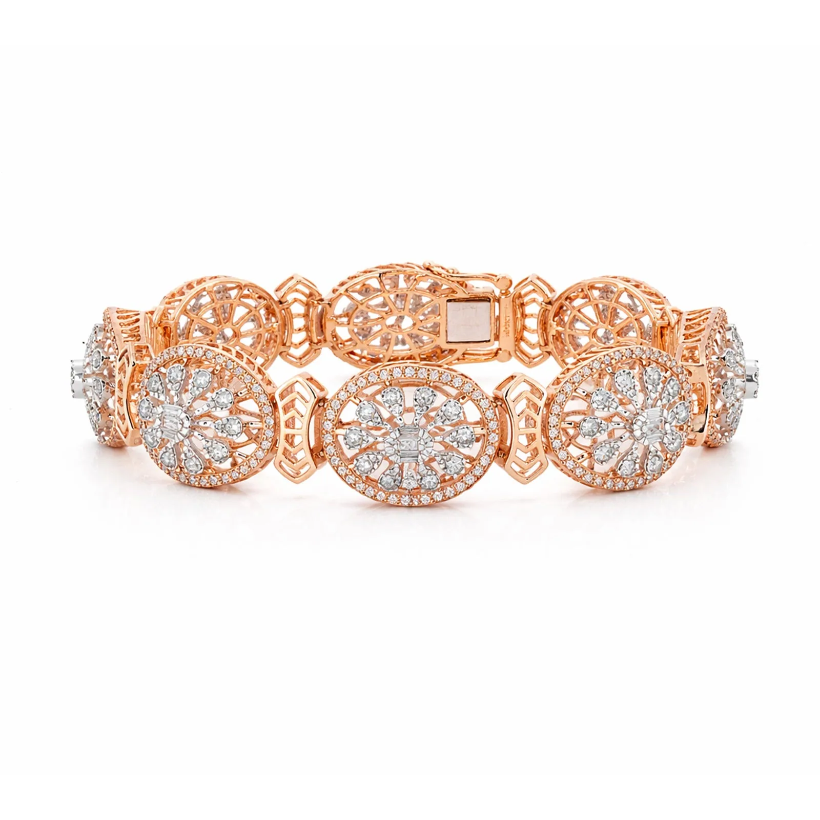 IGI Certified Lab Grown Diamond Tennis Bracelet — 14K/18K Solid Gold, 3.6 Ct tw, VVS/E