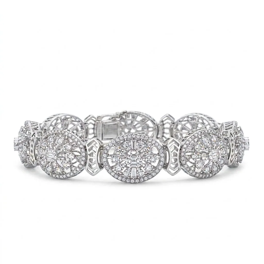 IGI Certified Lab Grown Diamond Tennis Bracelet — 14K/18K Solid Gold, 3.6 Ct tw, VVS/E - view 7