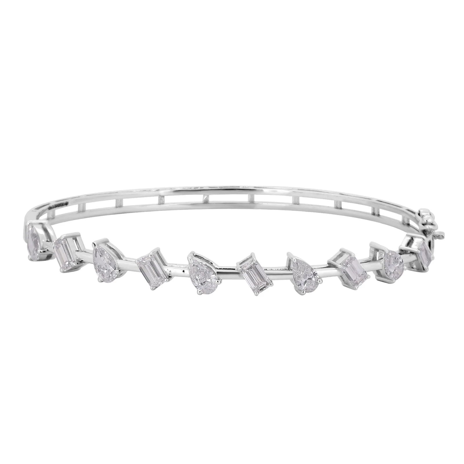 IGI Certified Lab Grown Diamond Link Bracelet — 14K/18K Solid Gold, 3.04 Ct tw, VVS/E