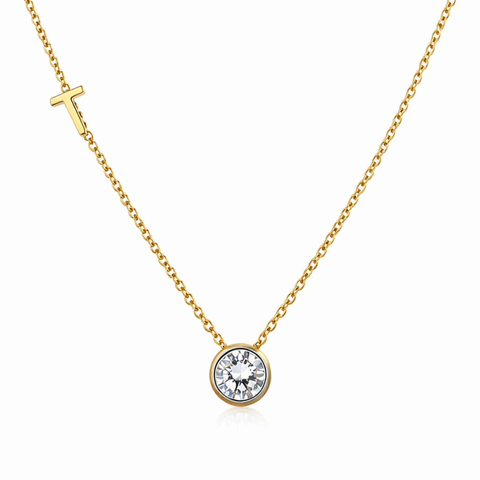 IGI Certified Lab Grown Diamond Round Solitaire Pendant Necklace, 0.33ct, VVS/E — 14K/18K Solid Gold