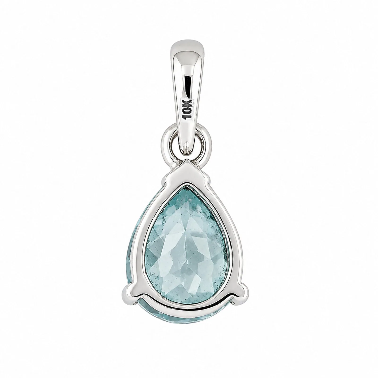 IGI Certified Lab Grown Diamond Pear Solitaire Pendant Necklace, 0.28ct, VVS/E — 10K/14K Solid Gold - view 3