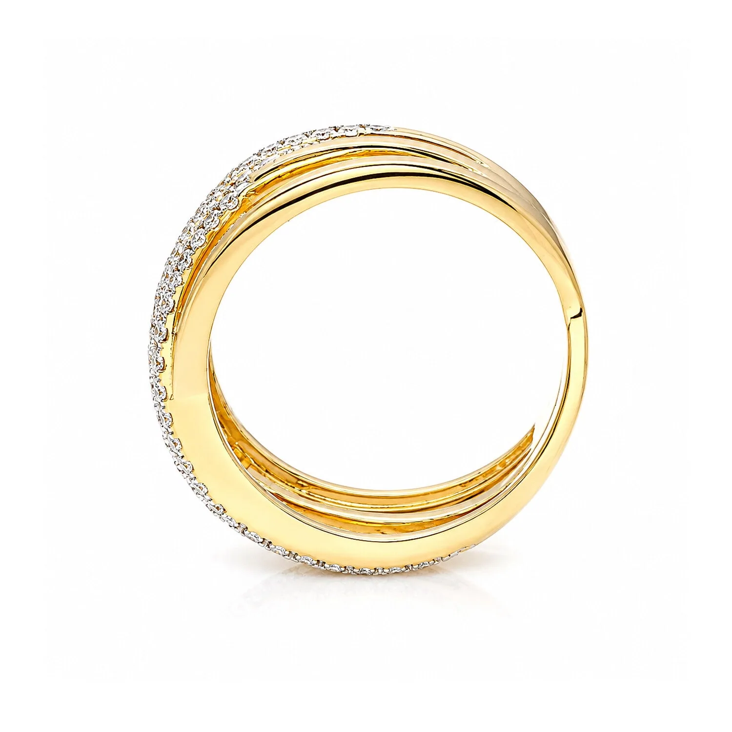 IGI Certified Lab Grown Diamond Round-Cut Ring, 0.57 Ct tw, VVS/E — Solid 14K and 18K Gold