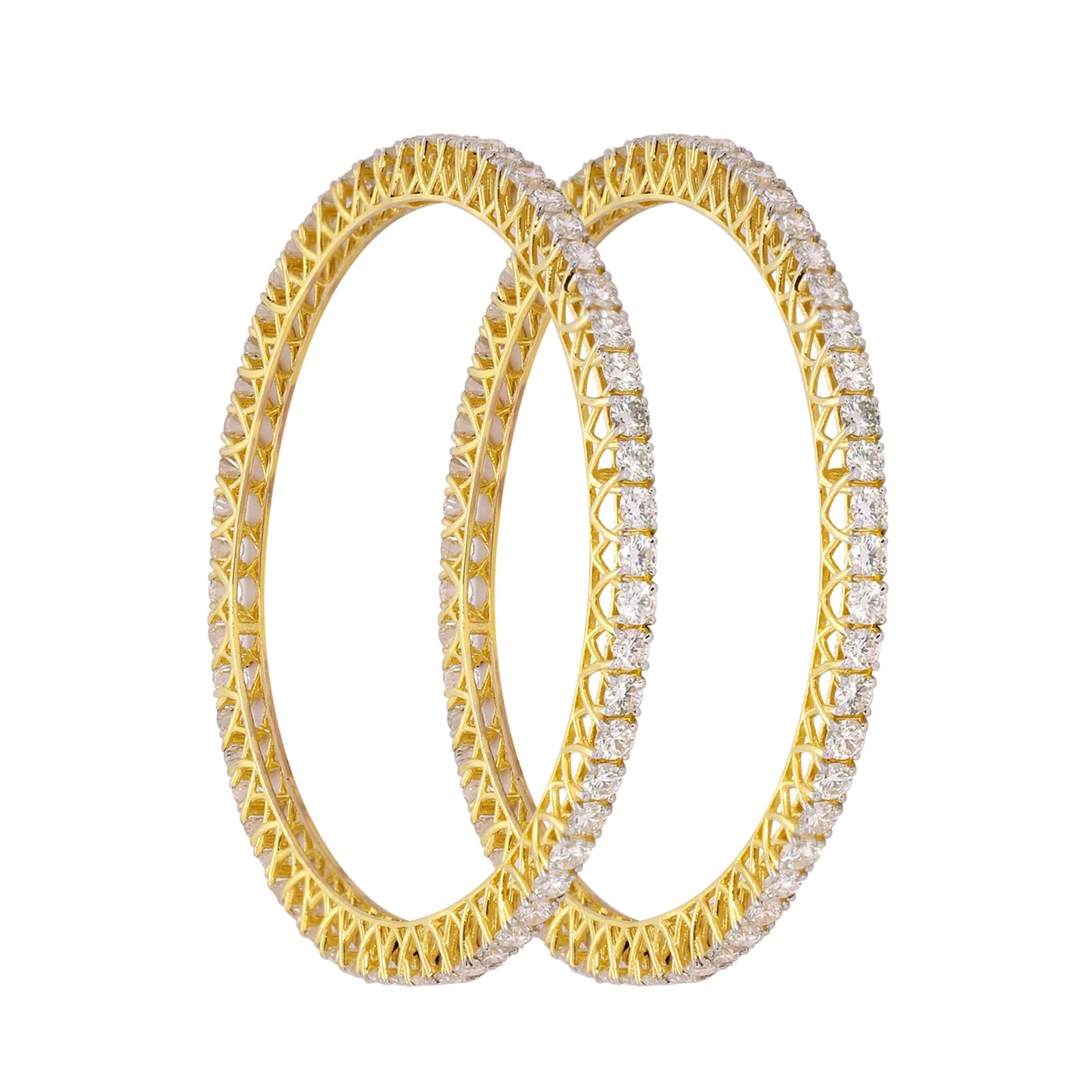 IGI Certified Lab Grown Diamond Tennis Bracelet — 14K/18K Solid Gold, 17.77 Ct tw, VVS/E