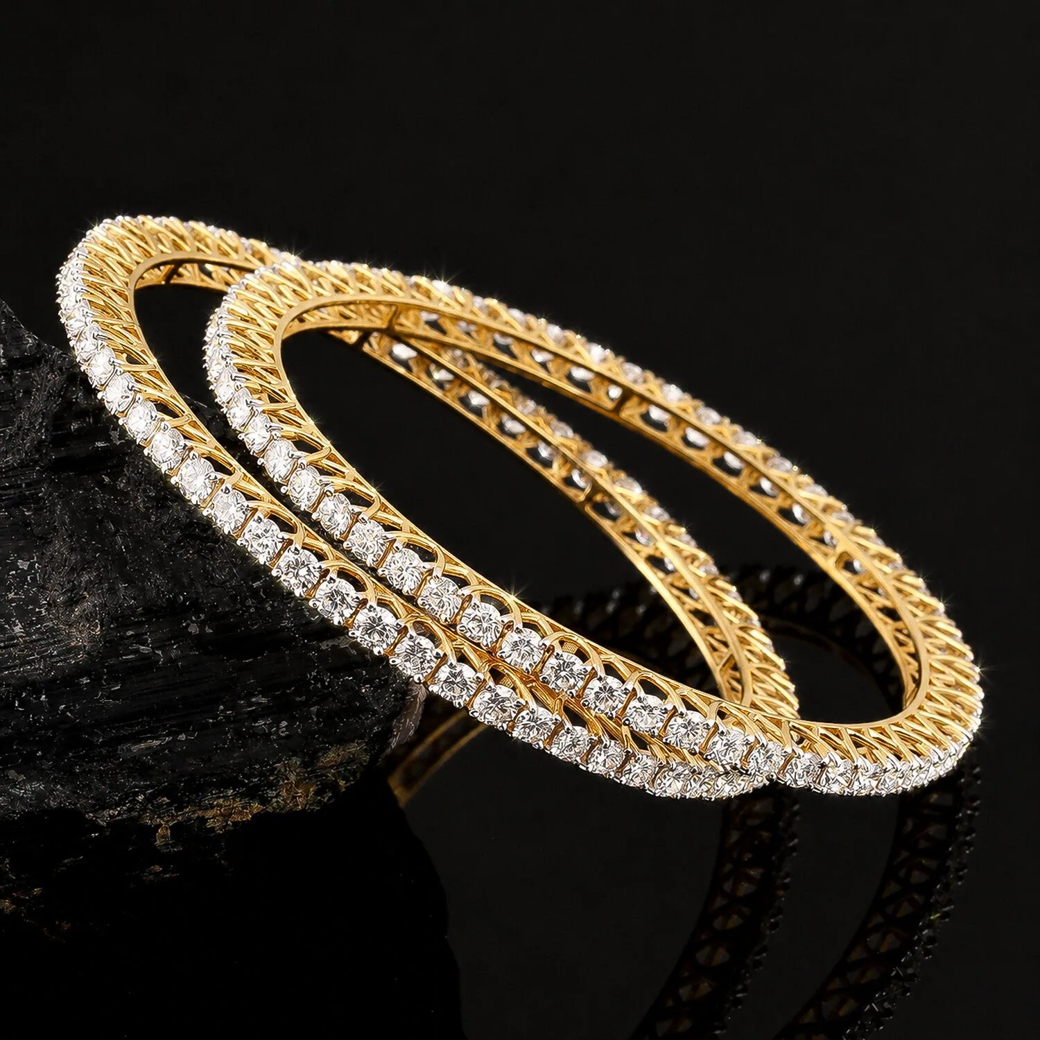 IGI Certified Lab Grown Diamond Tennis Bracelet — 14K/18K Solid Gold, 17.77 Ct tw, VVS/E - view 5