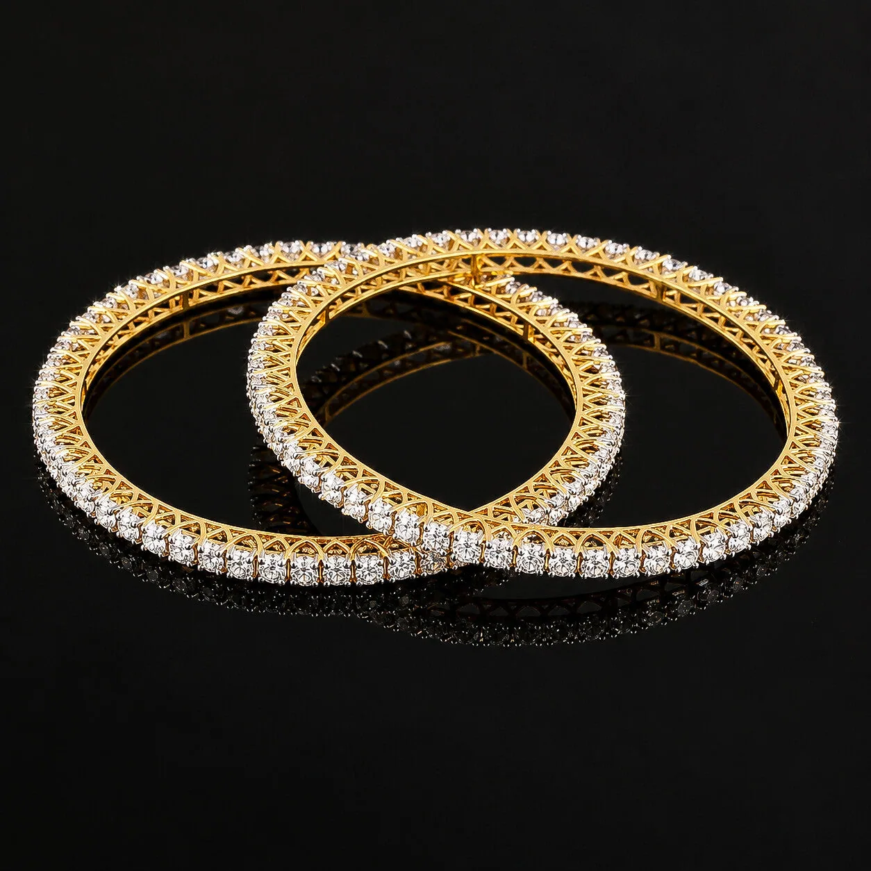 IGI Certified Lab Grown Diamond Tennis Bracelet — 14K/18K Solid Gold, 17.77 Ct tw, VVS/E - view 6