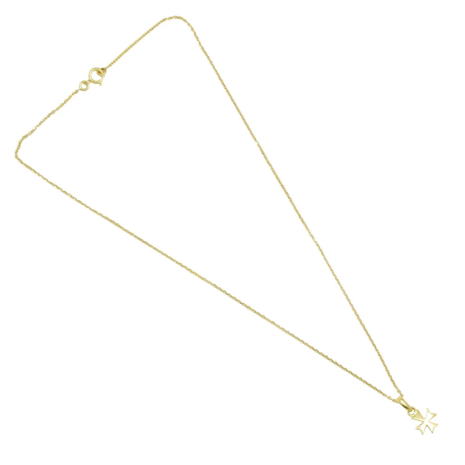 IGI Certified Lab Grown Diamond Fancy-Cut Accent Pendant Necklace, VVS/E — 18K Solid Gold, Adjustable Chain