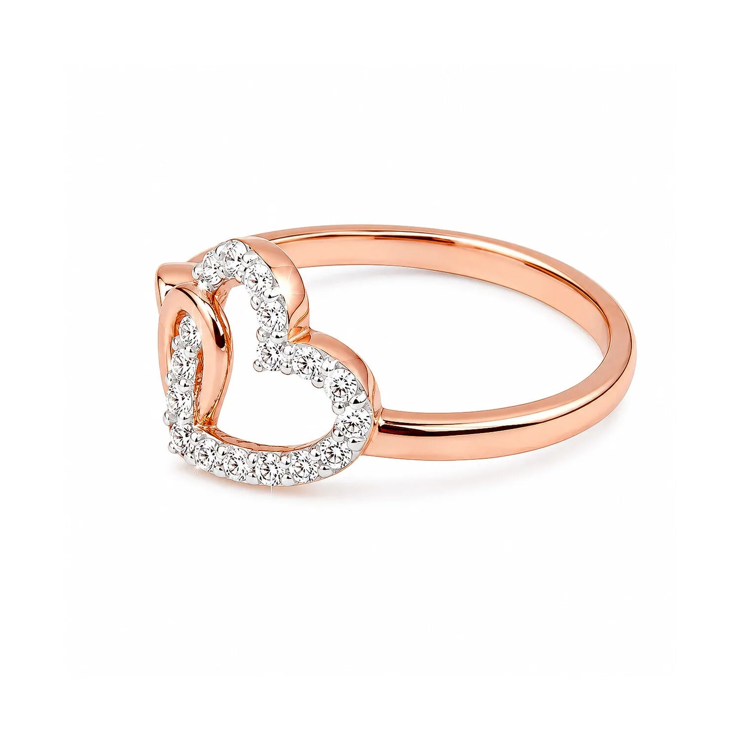 IGI Certified Lab Grown Diamond 0.25ct Round Pavé Halo Ring, VVS/E — 18K Solid Gold
