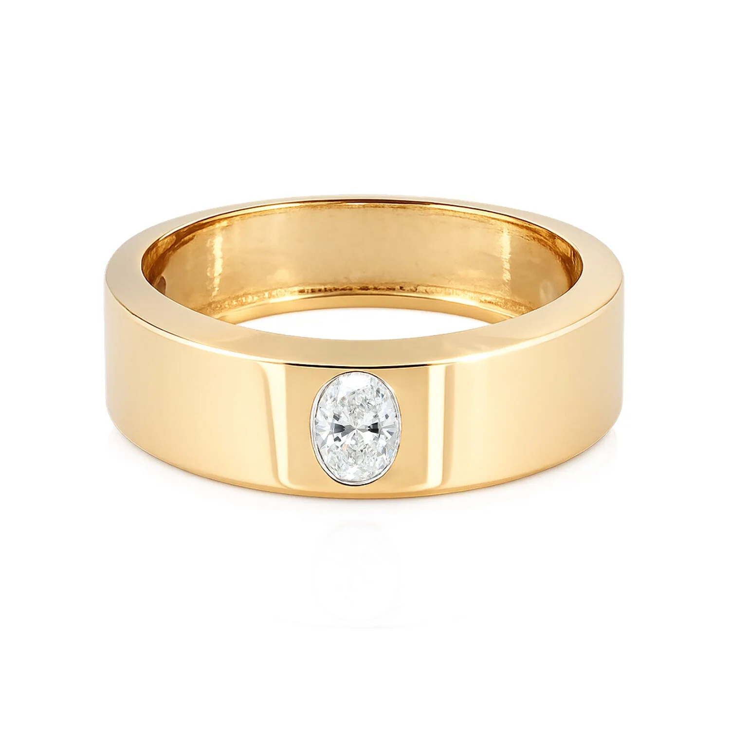 IGI Certified Lab Grown Diamond Round-Cut Solitaire Ring, 0.18 Ct, VVS/E — 18K Solid Gold