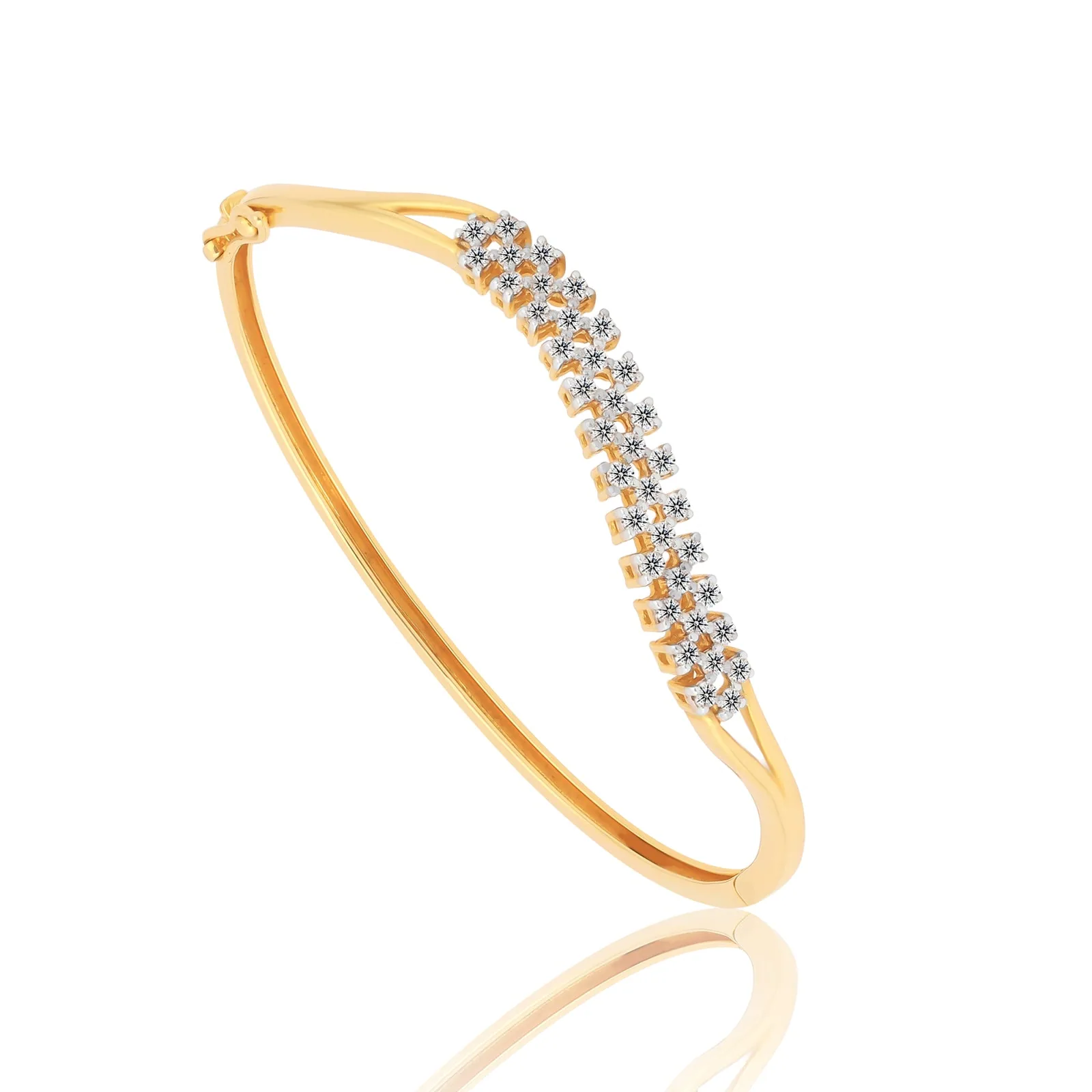 0.88ct Natural Diamond Bangle
