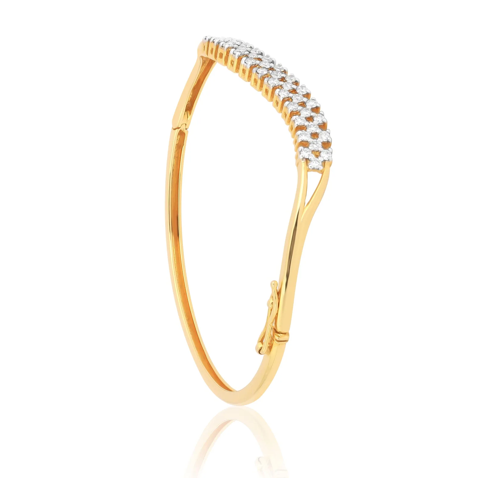 0.88ct Natural Diamond Bangle - view 2