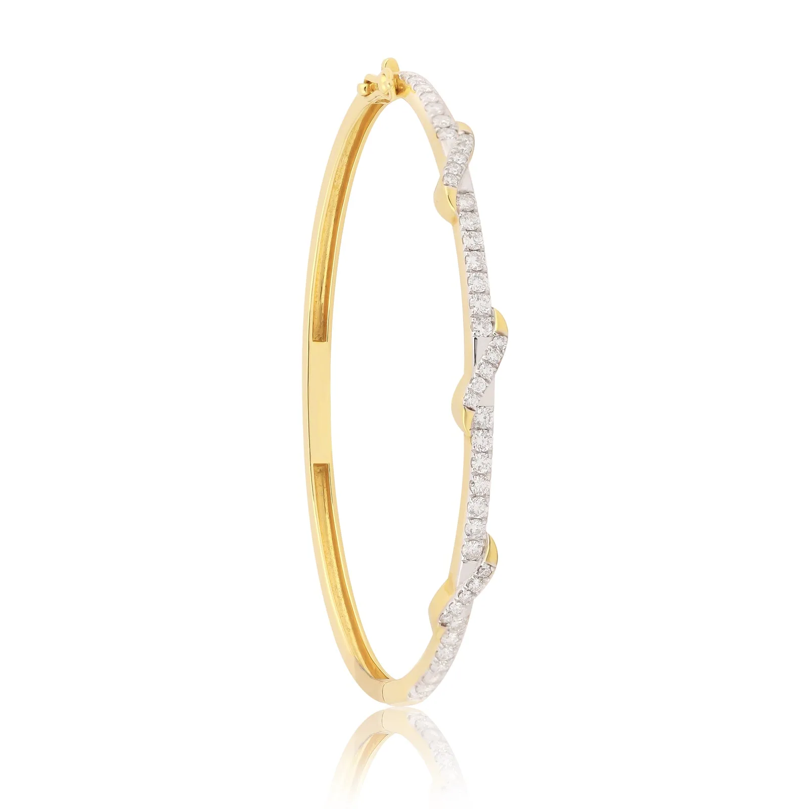 0.99ct Natural Diamond Tennis Bracelet