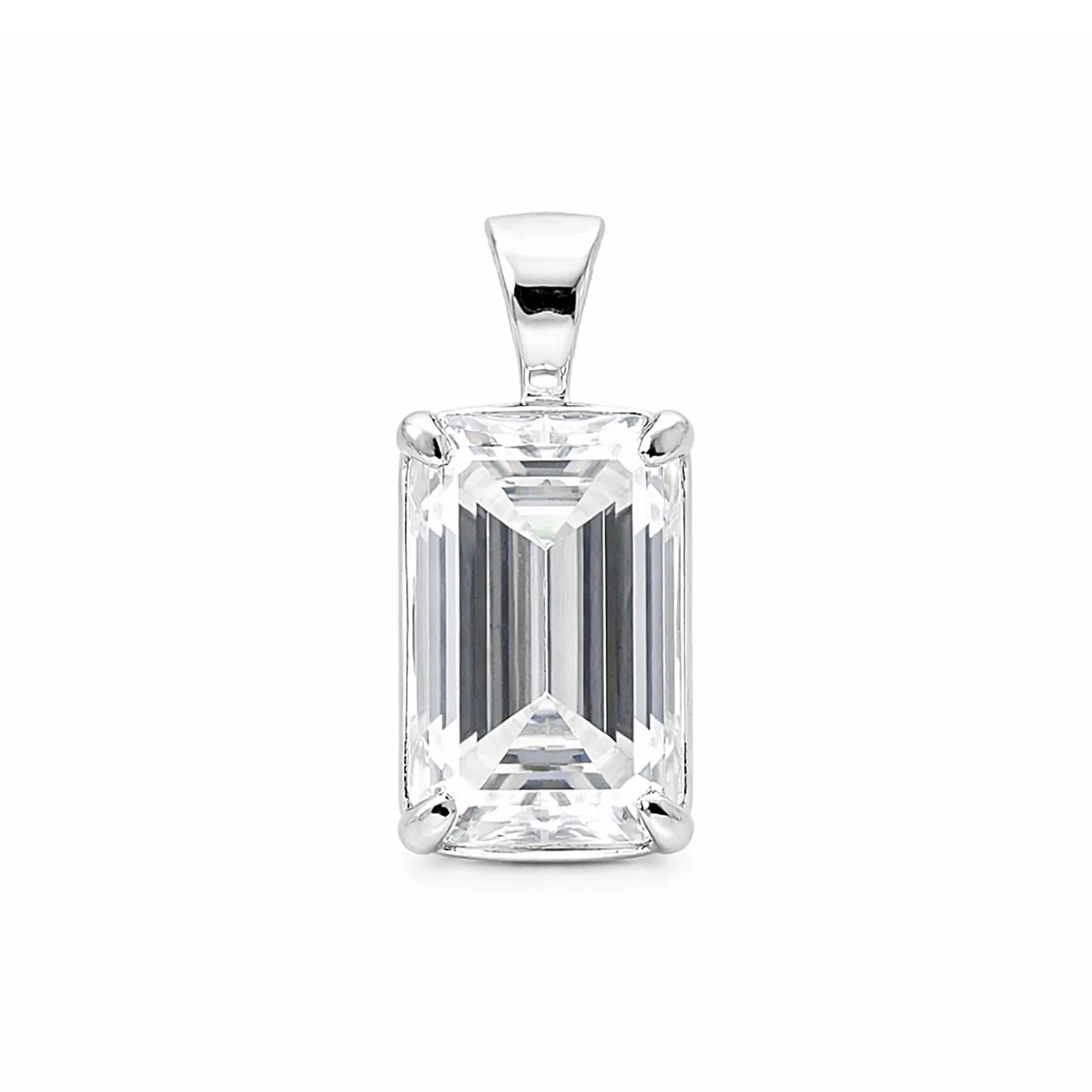 9.50 ct DEW Certified Champagne Moissanite Pendant Gold Vermeil Wedding Gift