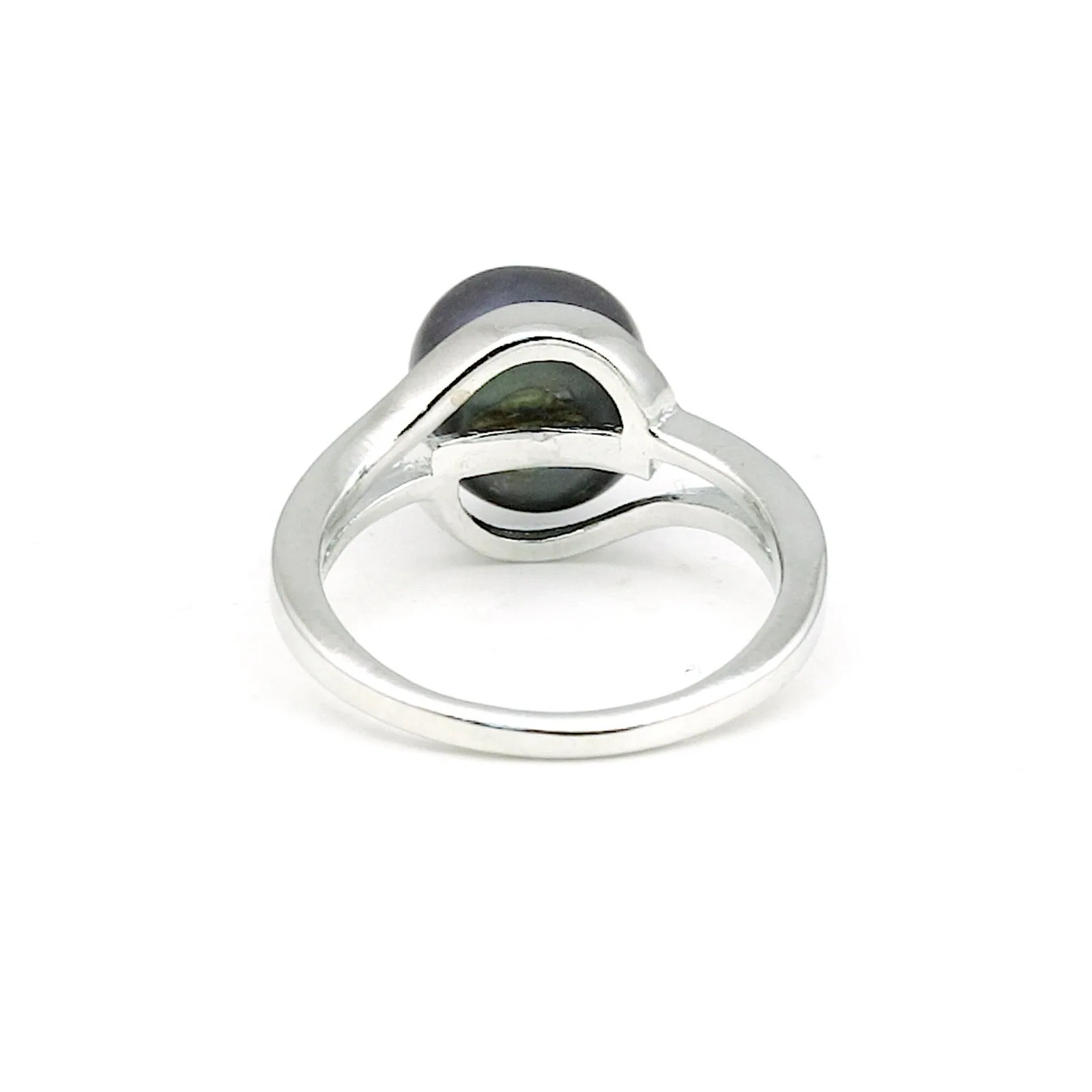 Black Pearl Round Cut Solitaire Ring 3.50 Ct. 925 Sterling Silver Gift for Her - view 3