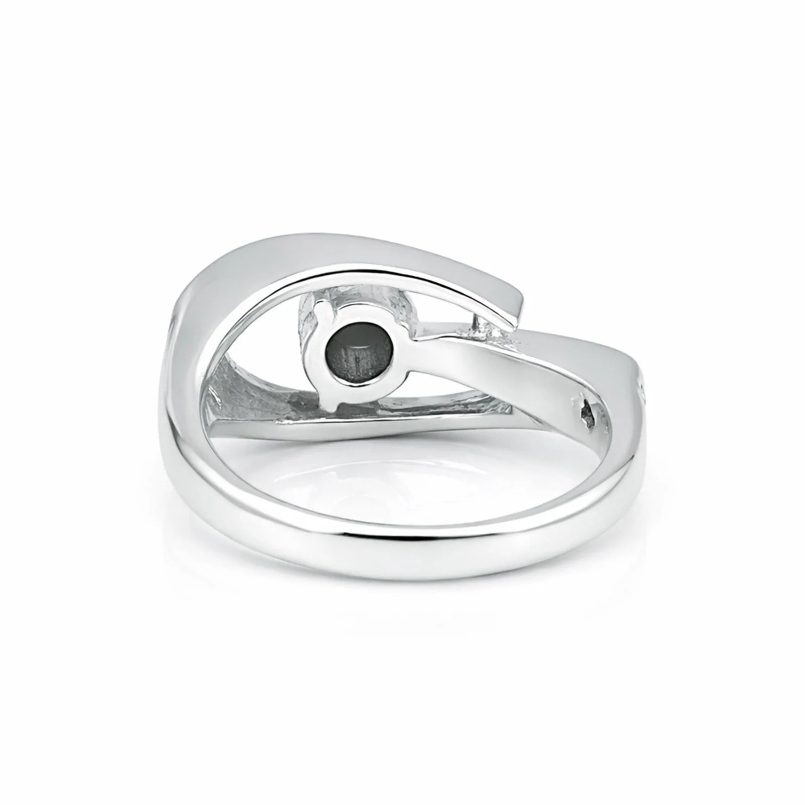 3.50 Ct. Topaz Round Cut Ring in 925 Sterling Silver - view 3