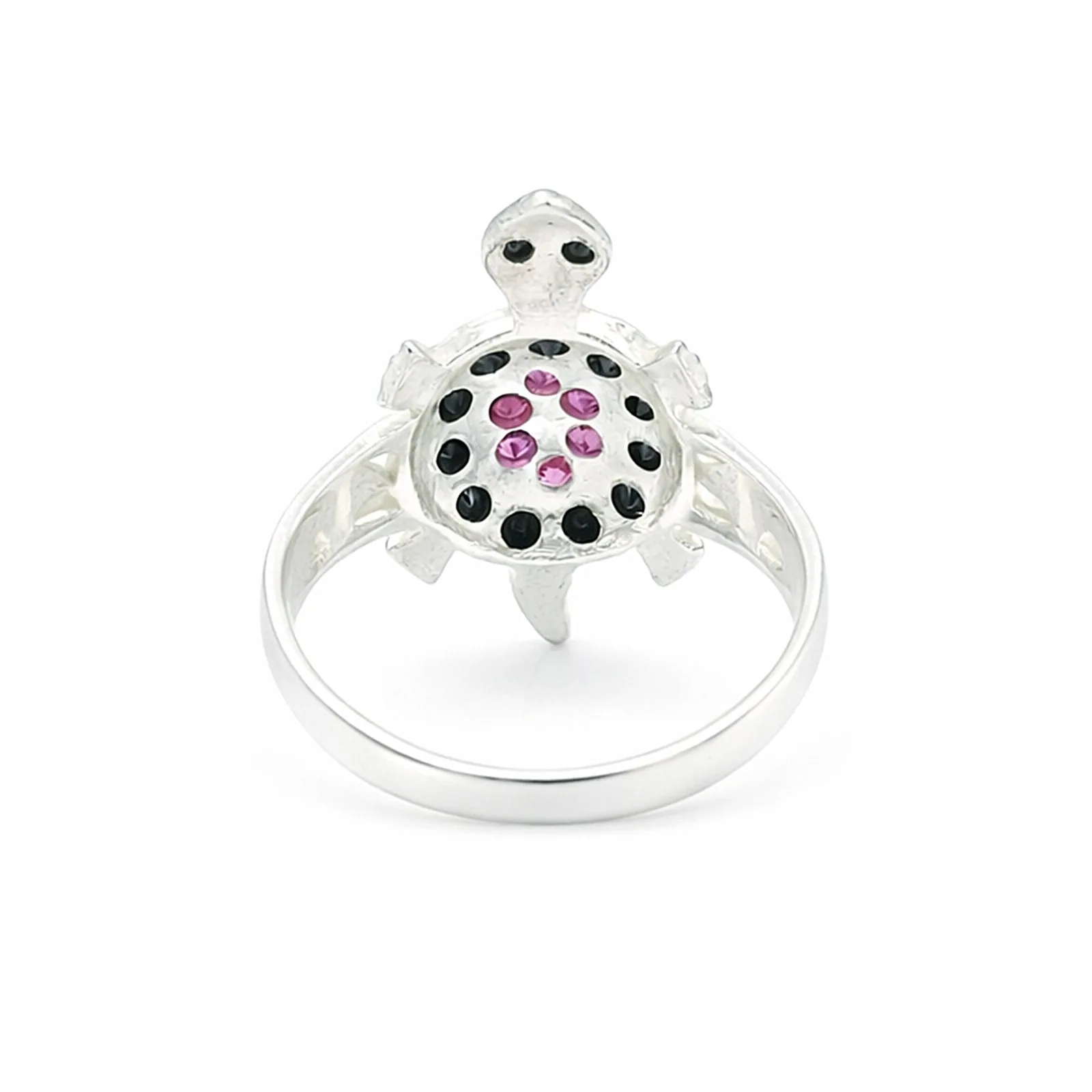 Round Cut Pink Ruby 8.00 Ct Ring in 925 Sterling Silver for Women Luxury Style - view 3