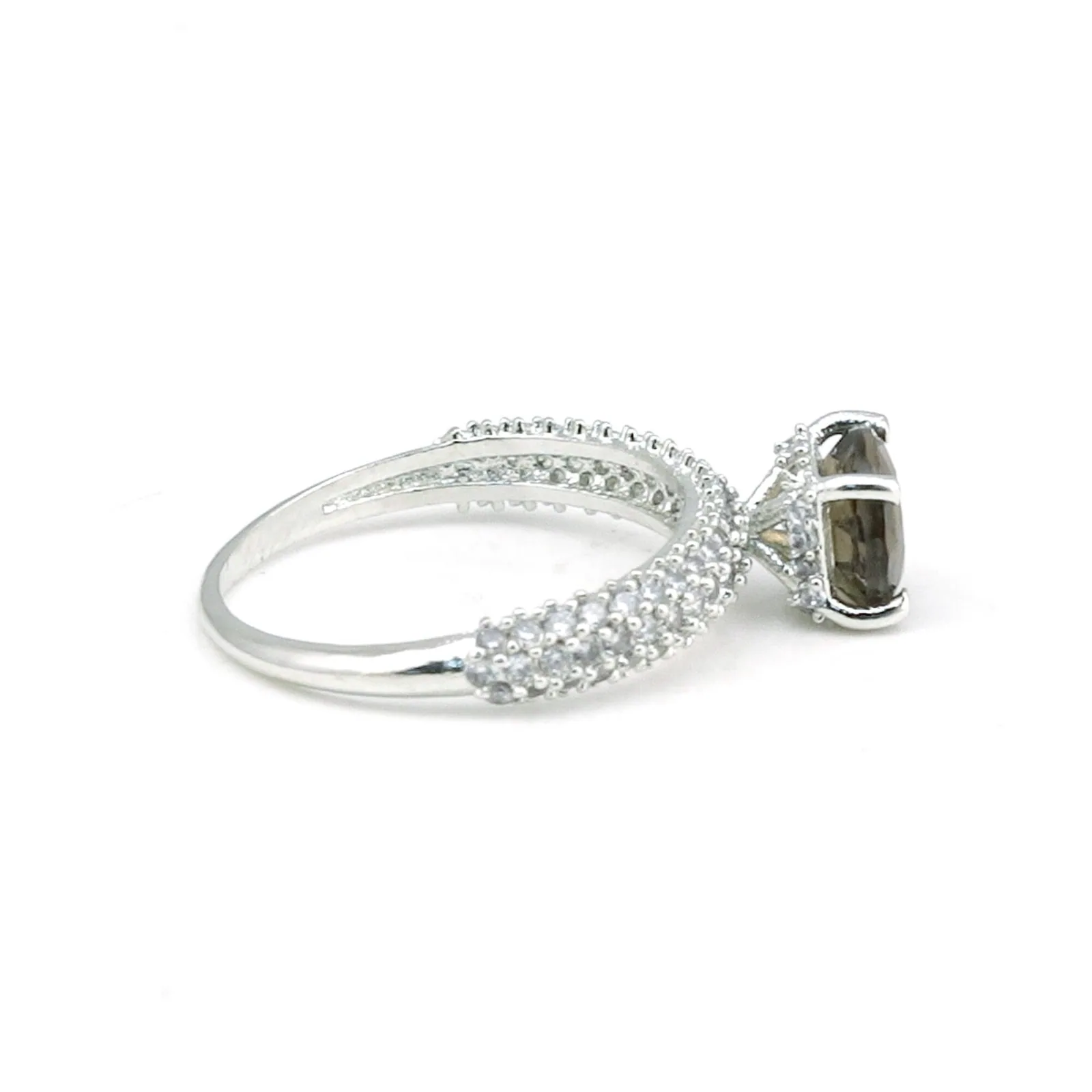 Topaz Gemstone Ring 3.54 Ct. Round Cut 925 Sterling Silver Valentine’s Day Gift - view 2