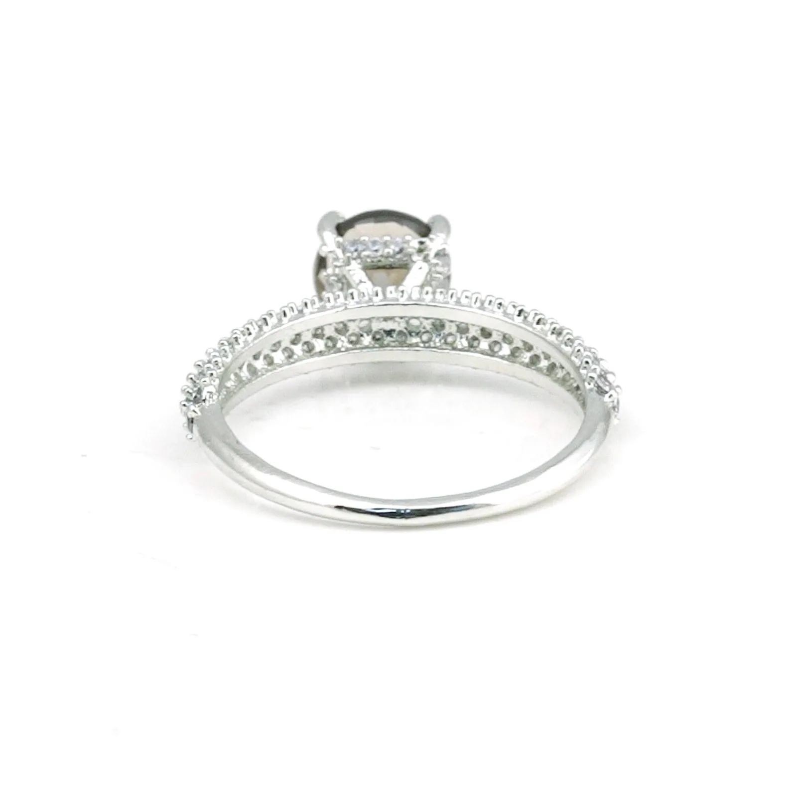 Topaz Gemstone Ring 3.54 Ct. Round Cut 925 Sterling Silver Valentine’s Day Gift - view 3