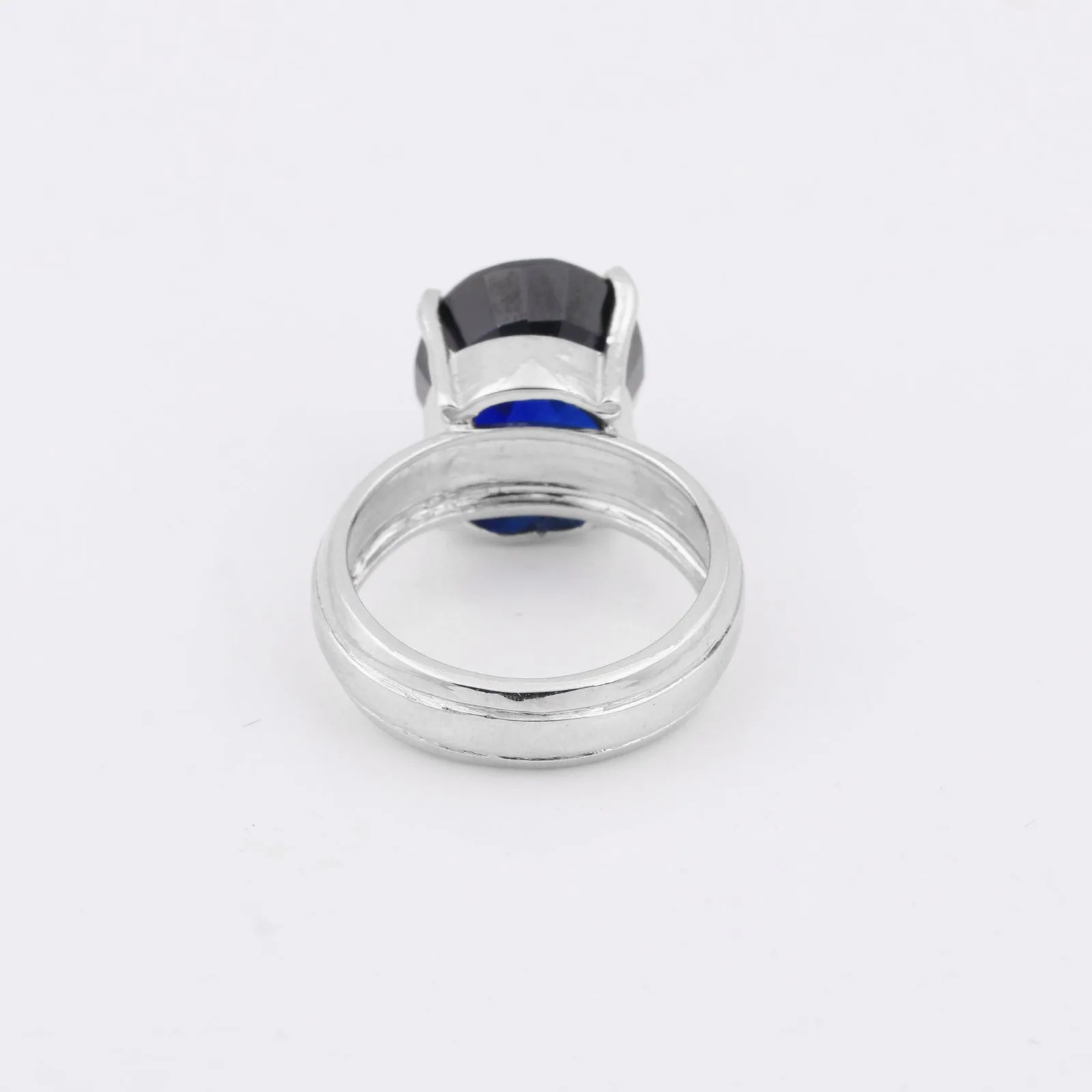 2.50 Ct. Sapphire Round Solitaire Ring 925 Sterling Silver Wedding Fine Jewelry - view 5