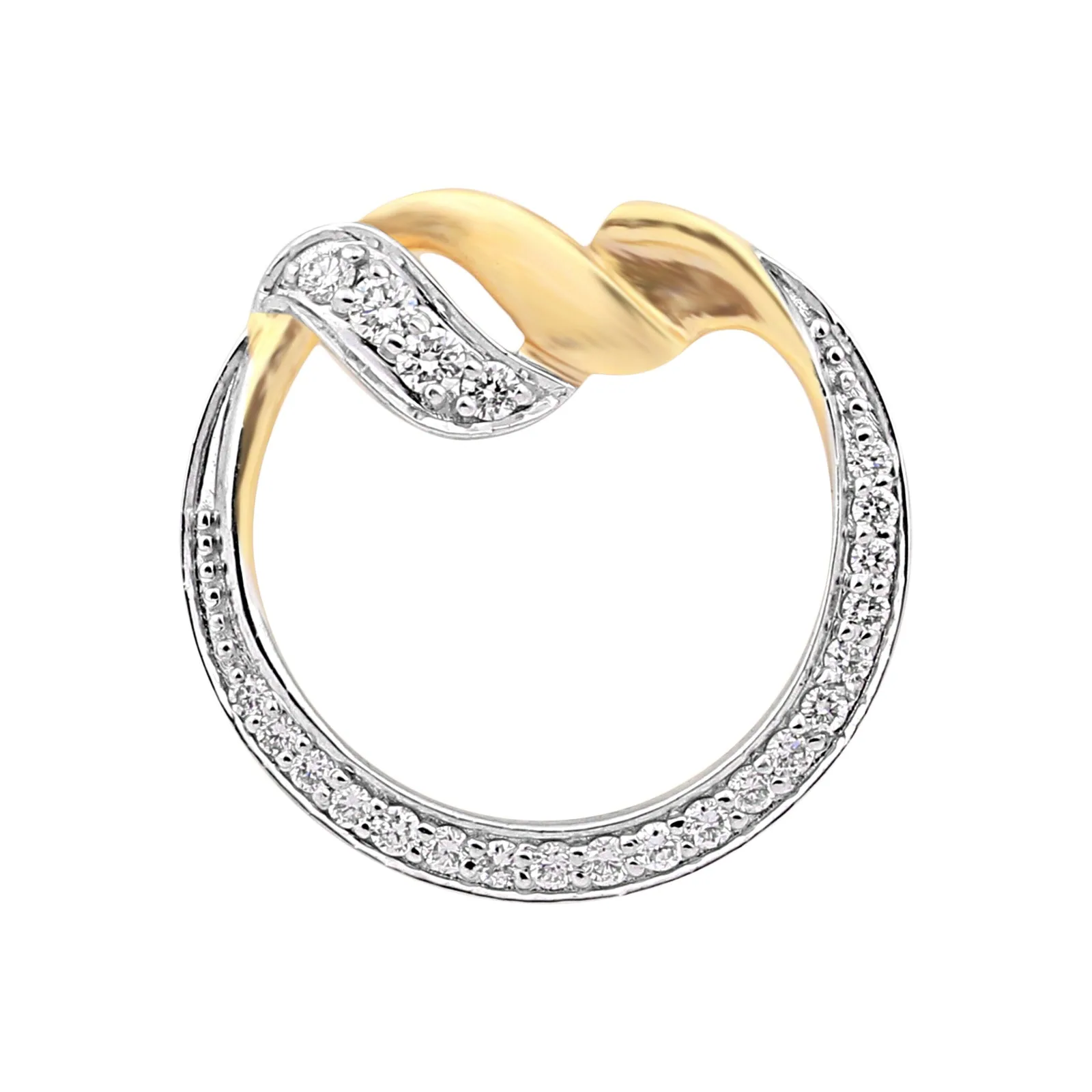 0.40ct Natural Diamond Pendant Necklace