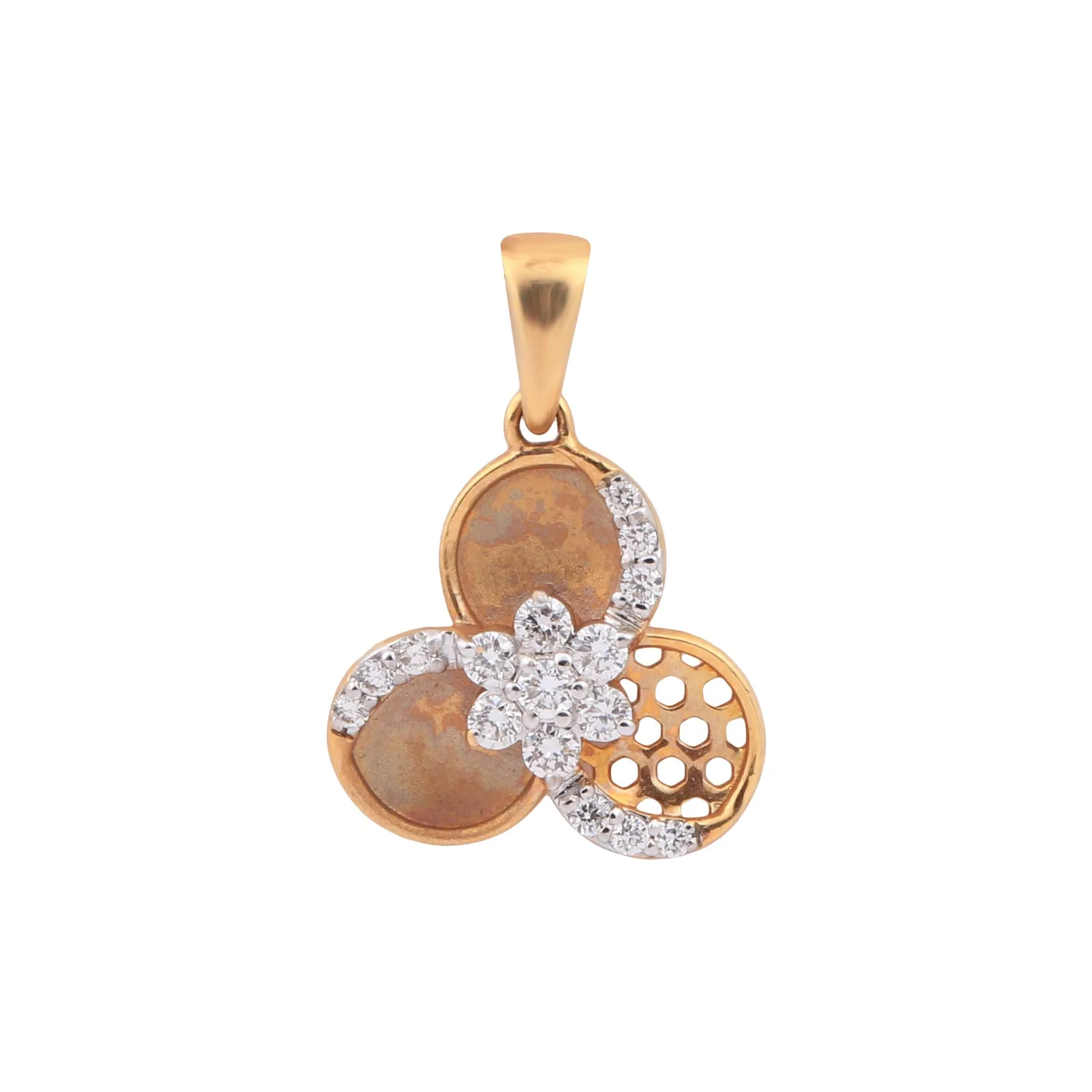0.34ct Natural Diamond Pendant Necklace