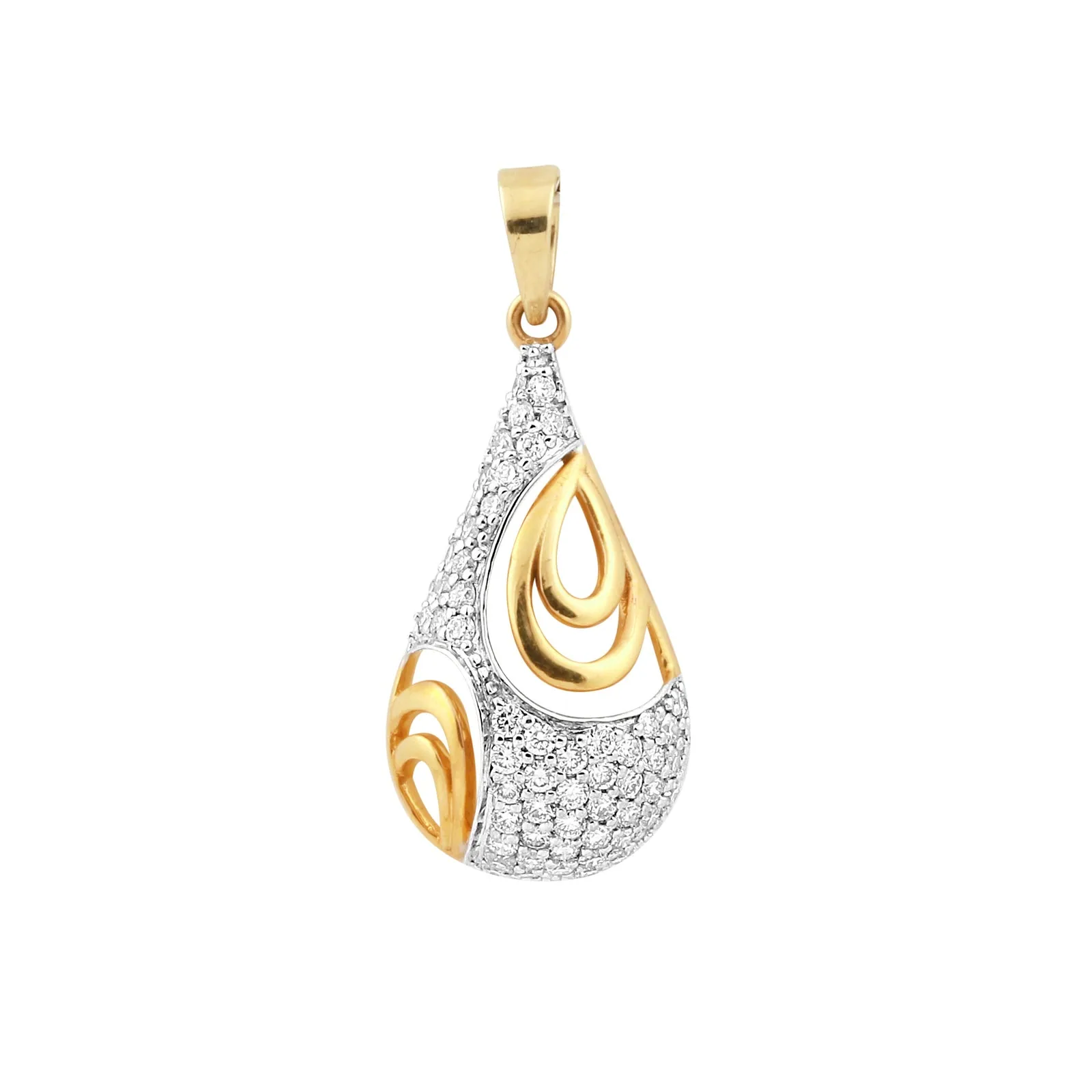 0.59ct Natural Diamond Pendant Necklace