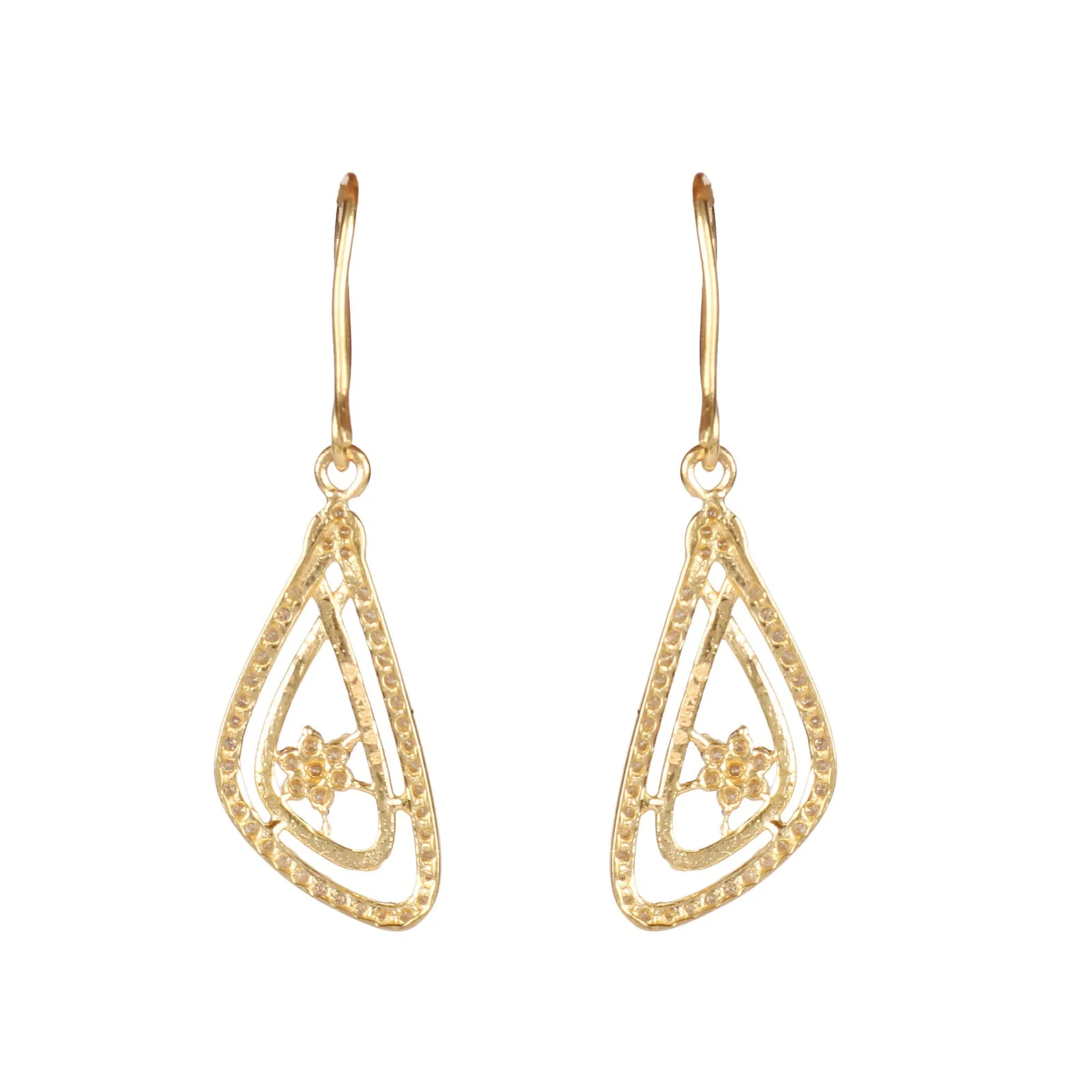 0.67 ct IGI Certified 18K Yellow Gold Stud Earrings with Natural Diamond - view 2