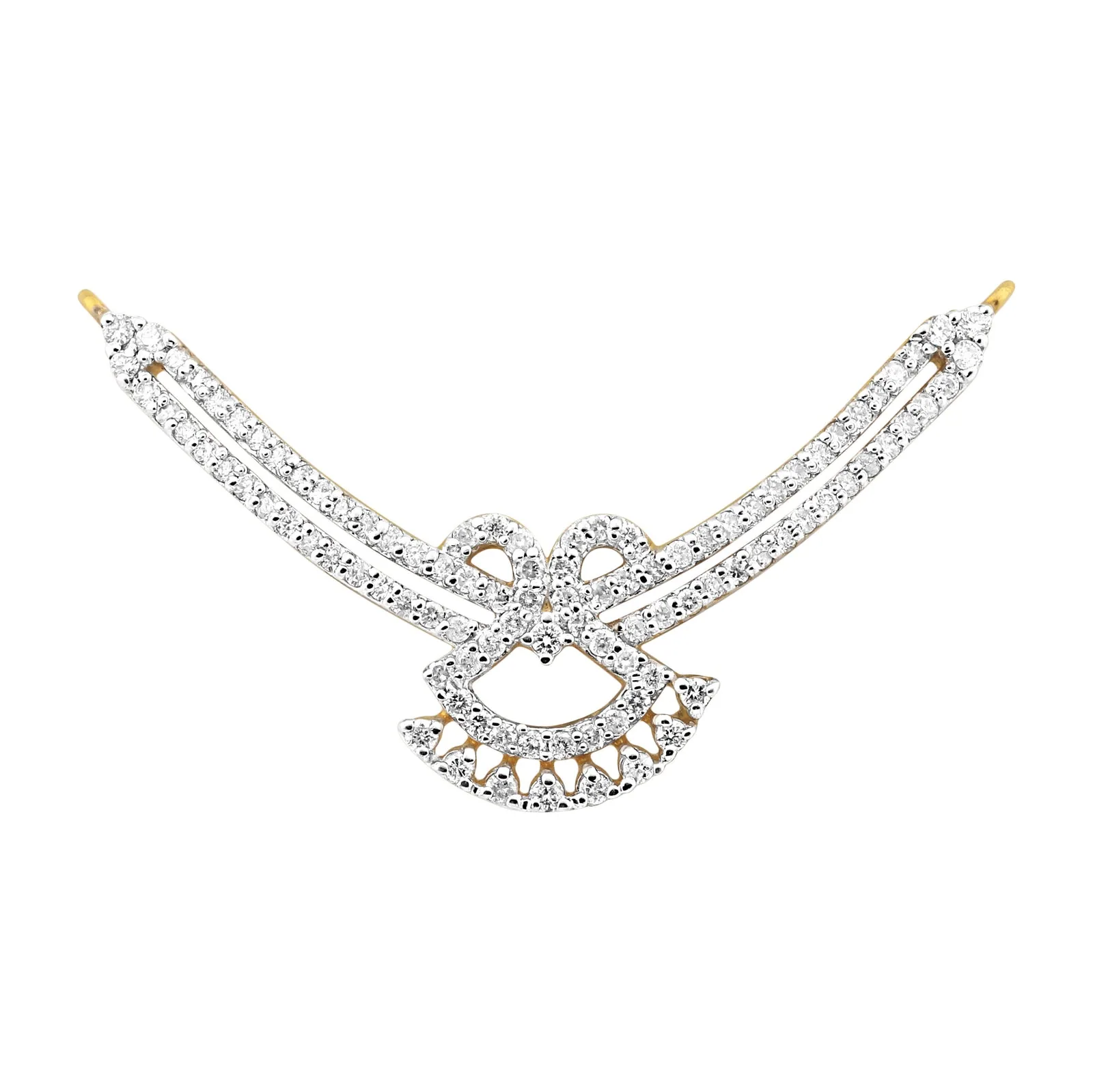 Natural IGI Certified 1.03 Ct Diamond Pendant in 18K Gold Fine Jewelry