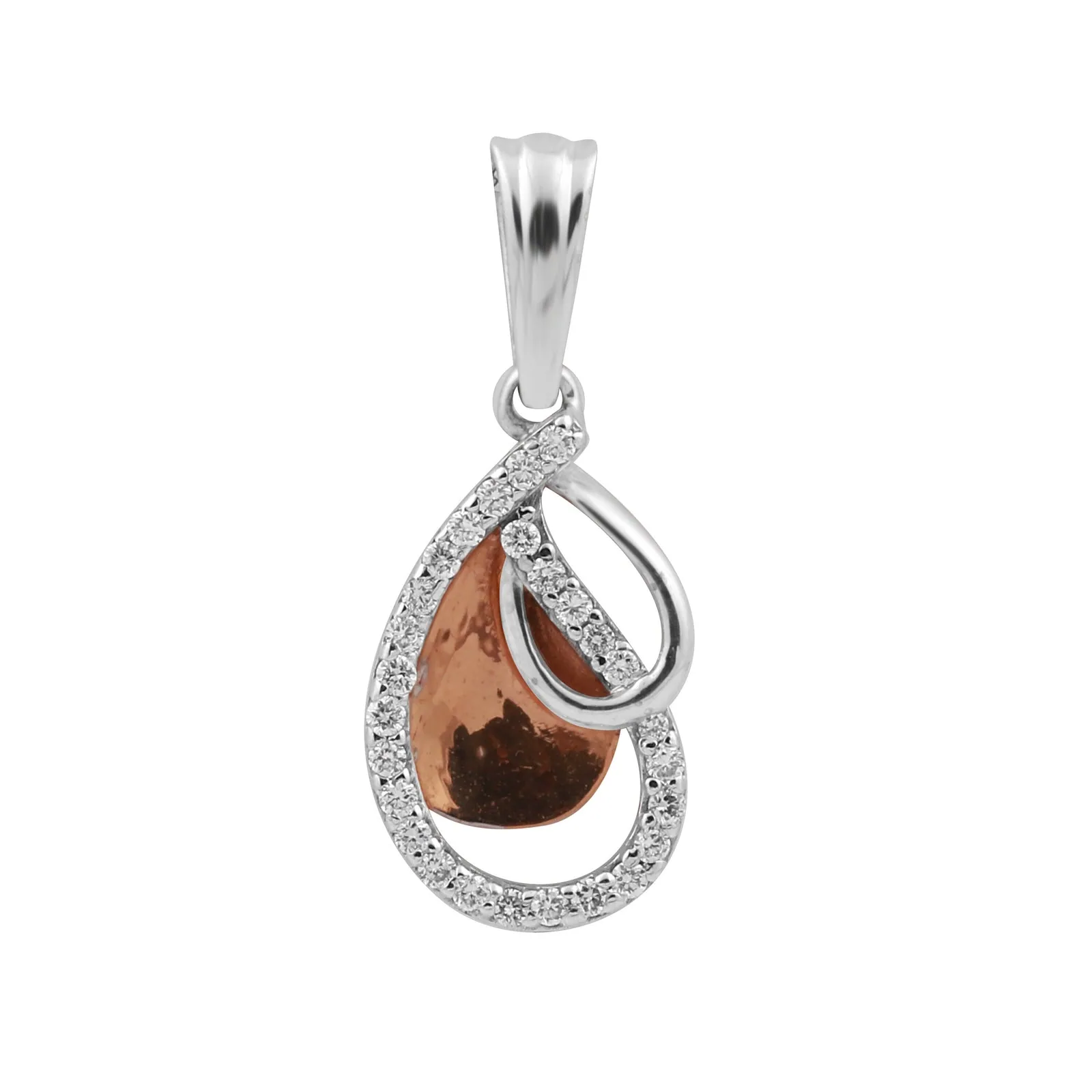 Anniversary Gift Pendant 0.21 Ct IGI Certified Natural Diamond in 18K Gold Vermeil