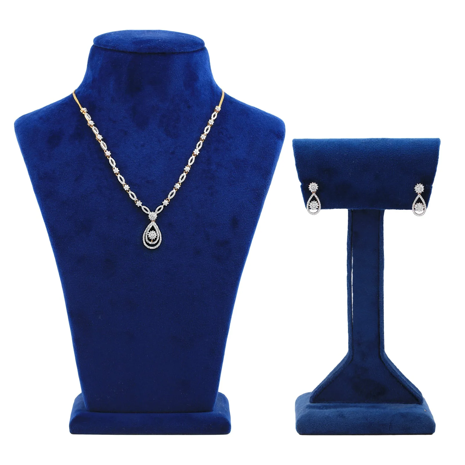 2.95 Ct Genuine Diamond Set IGI Certified 18K Gold Vermeil G-H VS Women Jewelry