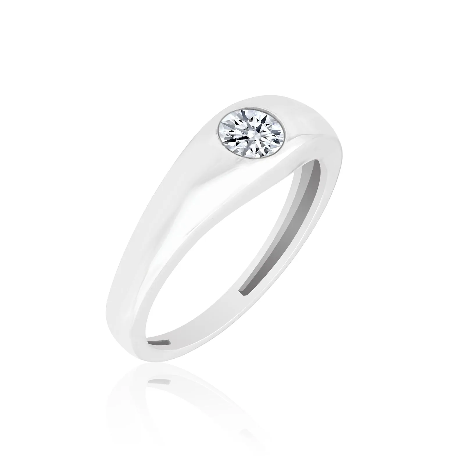 0.50ct Natural Diamond Men’s Ring - view 5