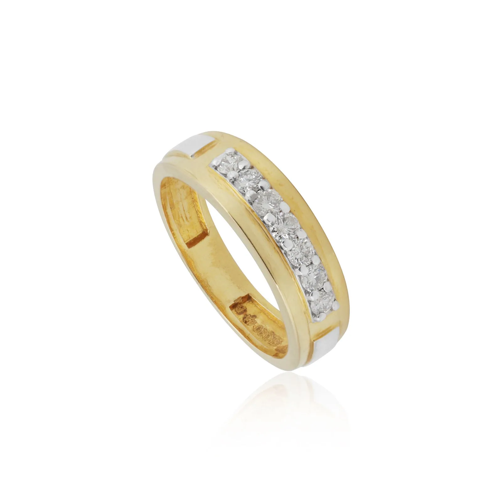 0.46ct Natural Diamond Men’s Ring - view 3