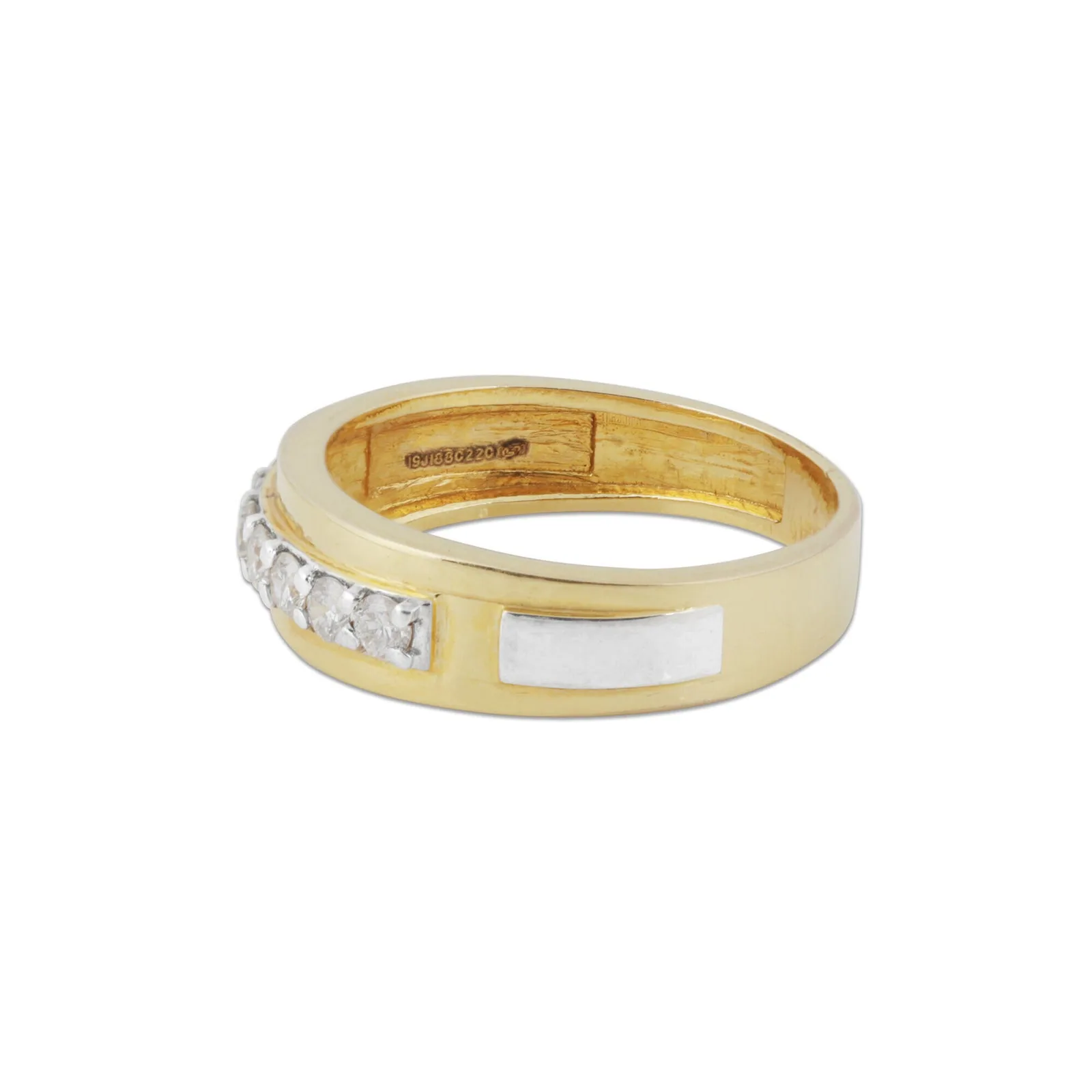 0.46ct Natural Diamond Men’s Ring - view 4