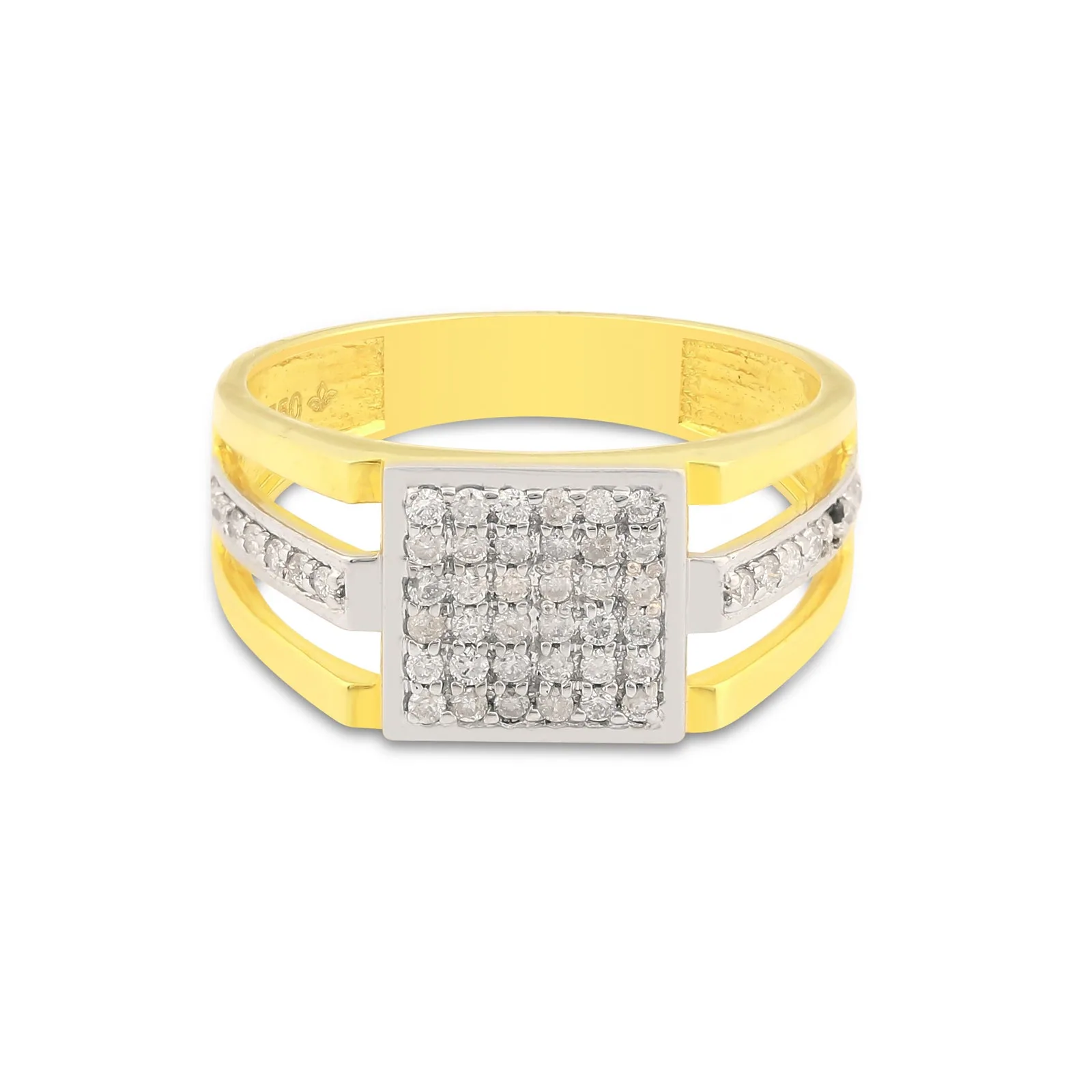 0.49ct Natural Diamond Men’s Ring - view 3