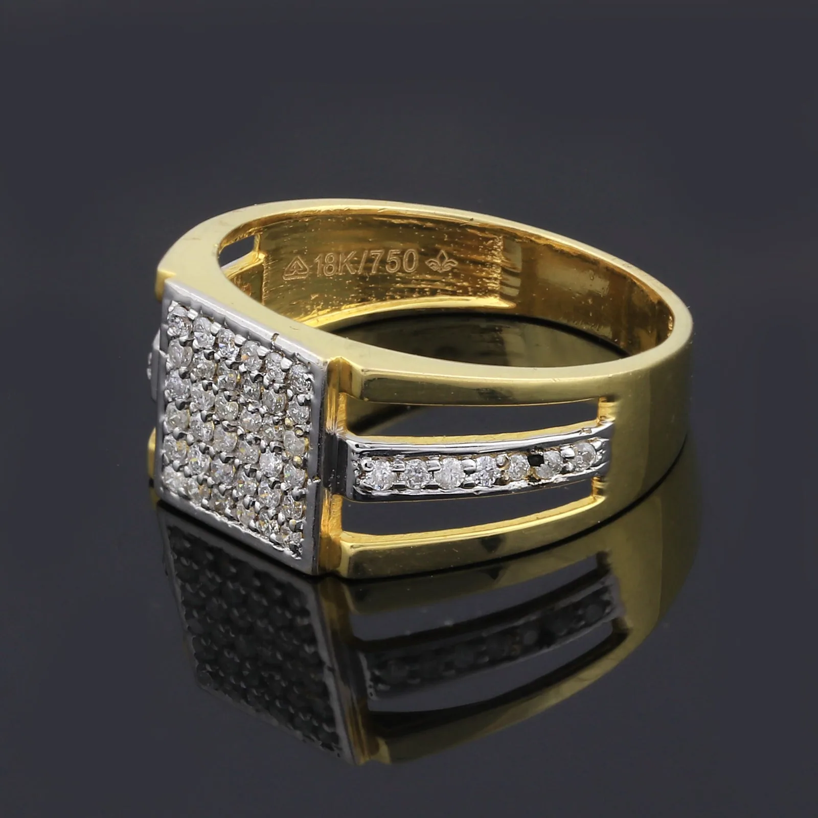 0.49ct Natural Diamond Men’s Ring - view 5