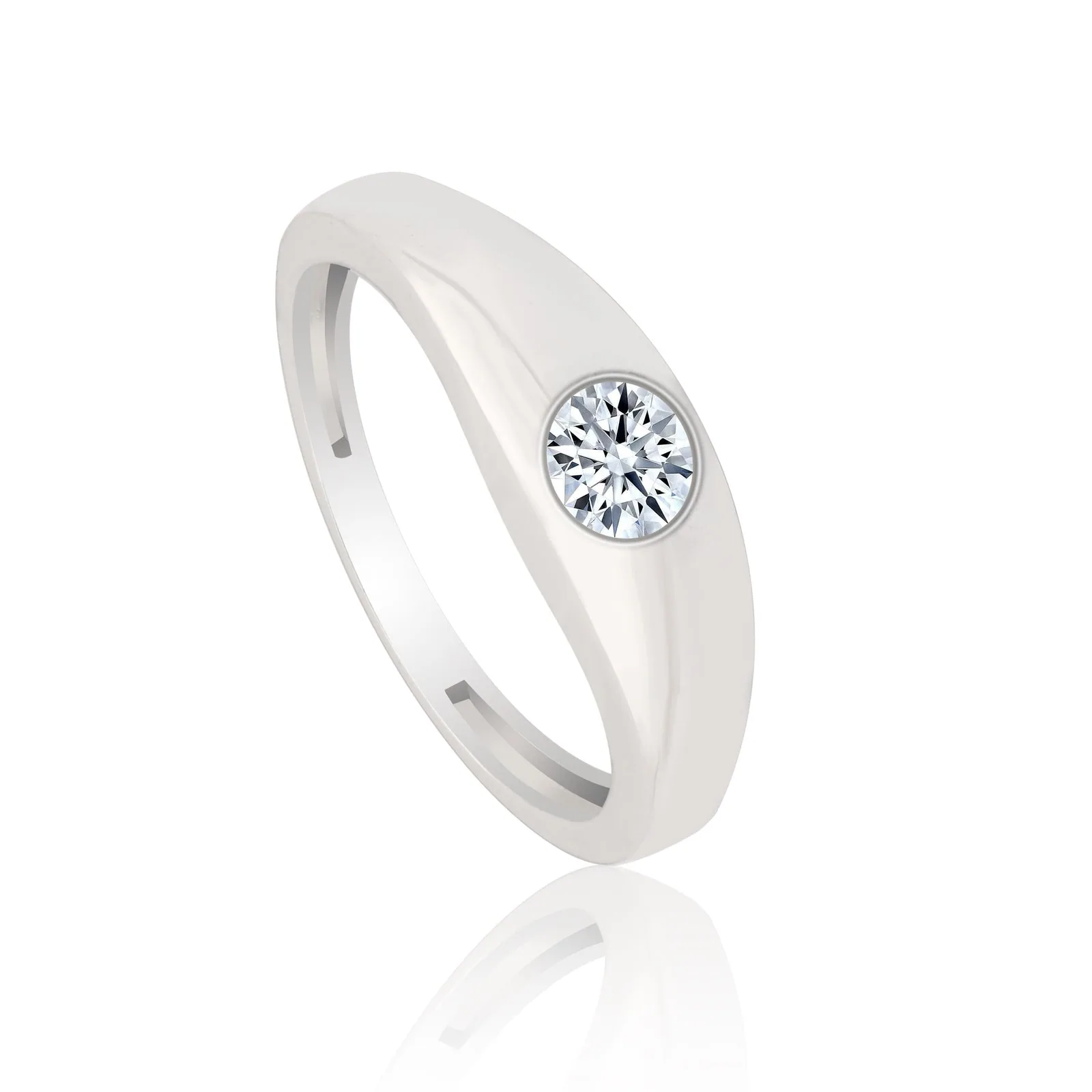 0.50ct Natural Diamond Men’s Ring - view 2
