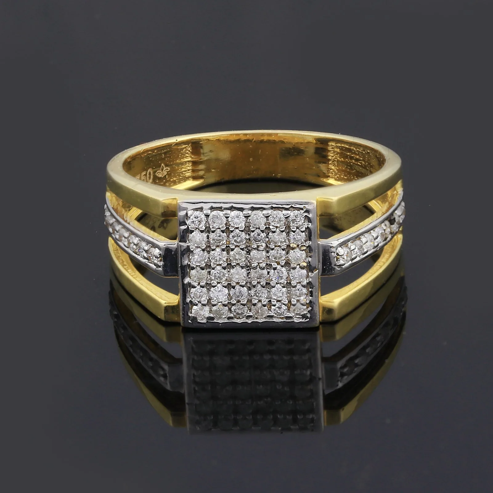 0.49ct Natural Diamond Men’s Ring - view 6