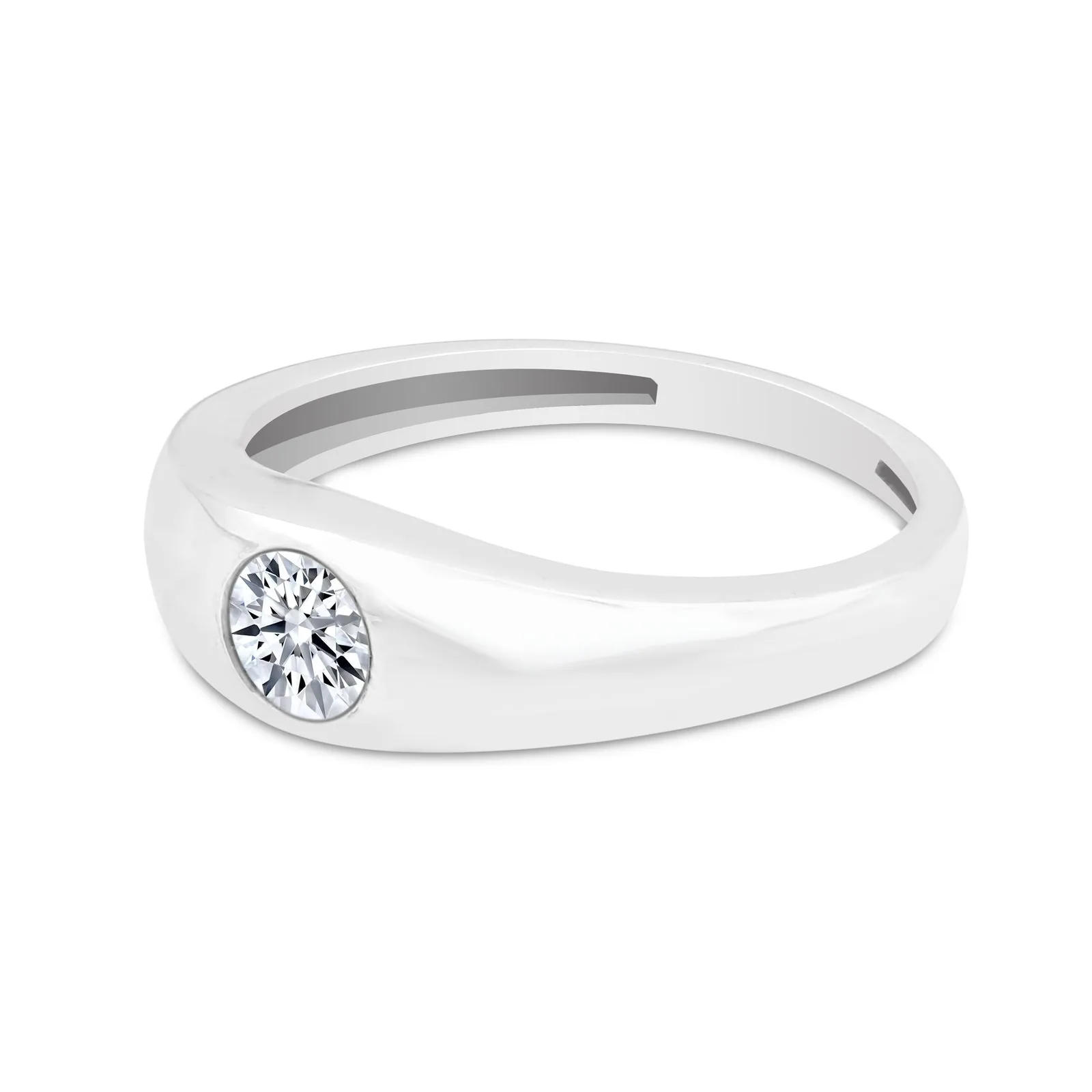 0.50ct Natural Diamond Men’s Ring - view 3