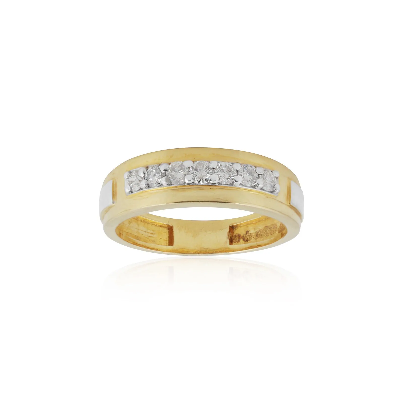 0.46ct Natural Diamond Men’s Ring - view 2