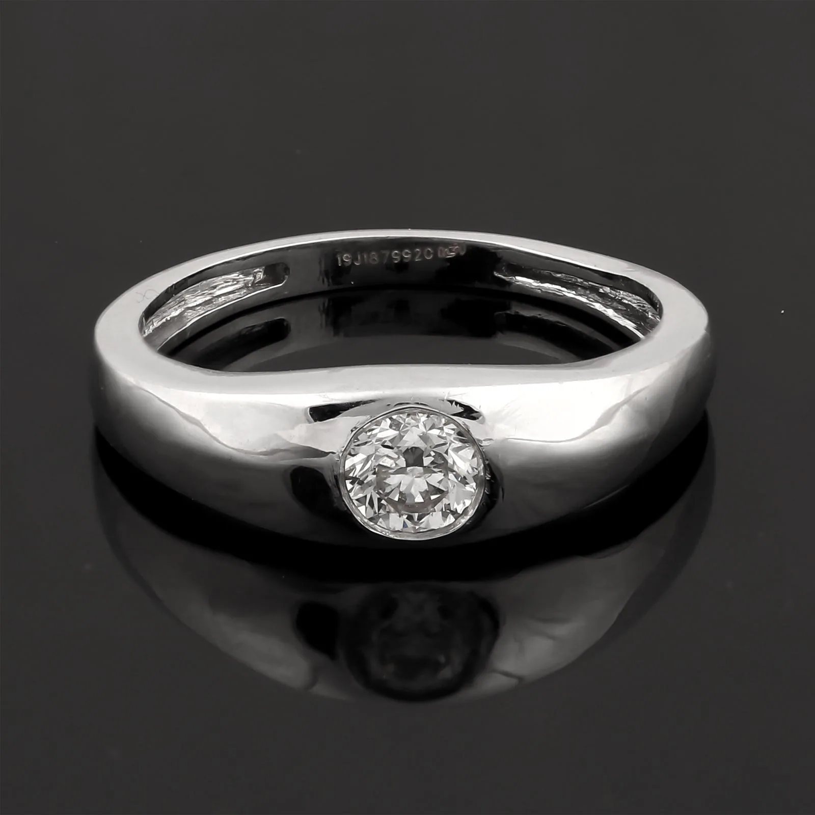 0.50ct Natural Diamond Men’s Ring - view 7