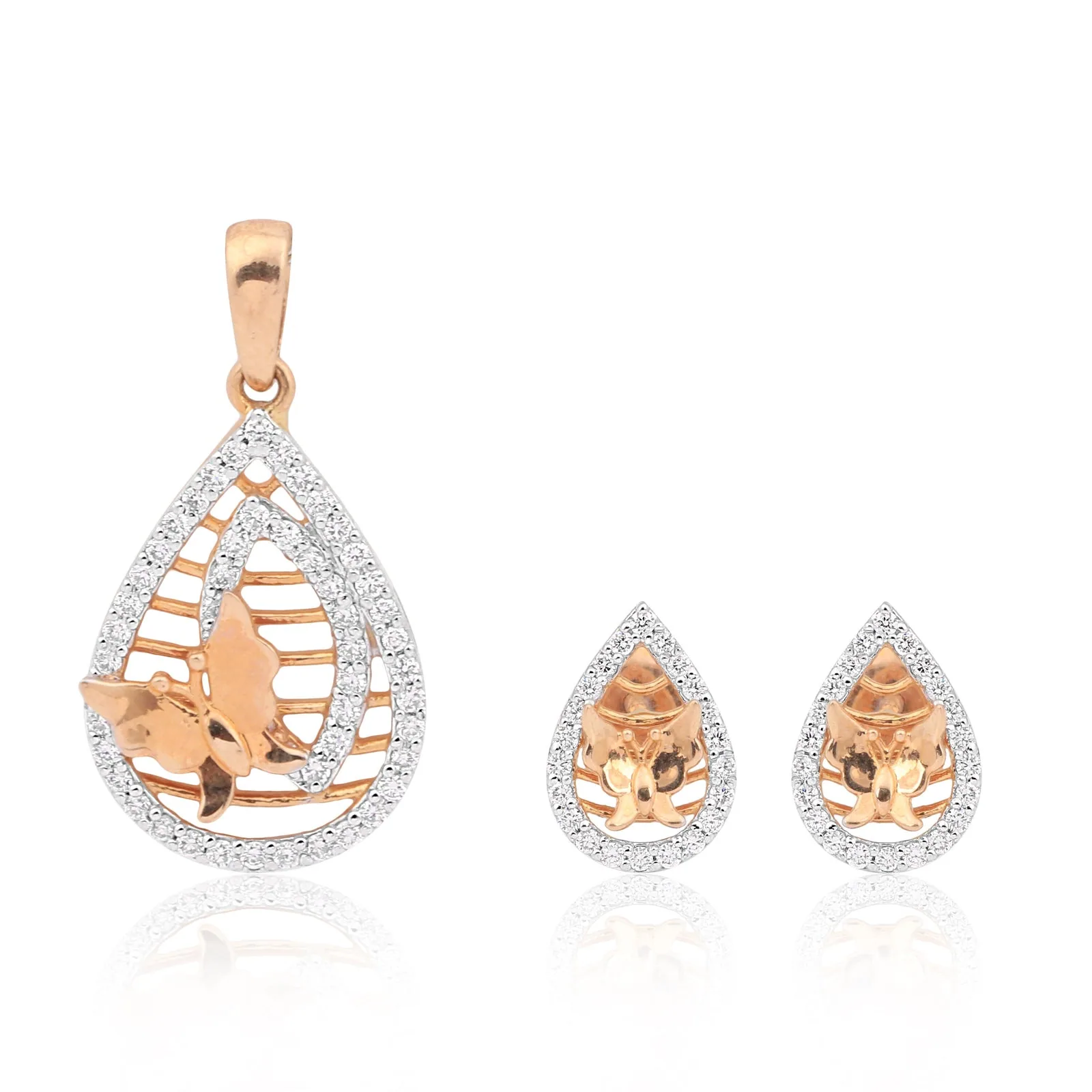 IGI Certified Diamond Pendant 2.00 ct 18K Gold Vermeil Necklace Engagement Gift