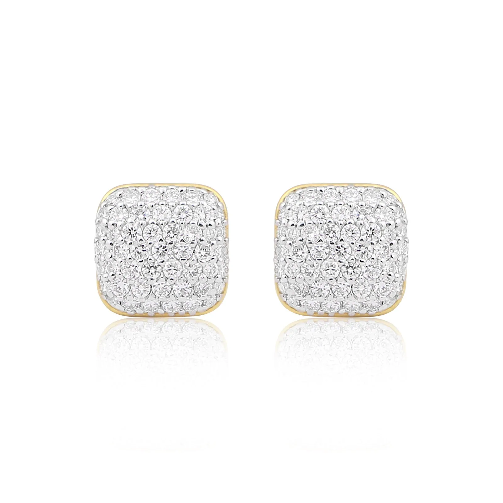 2.94 ct Natural Diamond Pendant Necklace IGI Certified 18K Gold Vermeil Jewelry - view 3