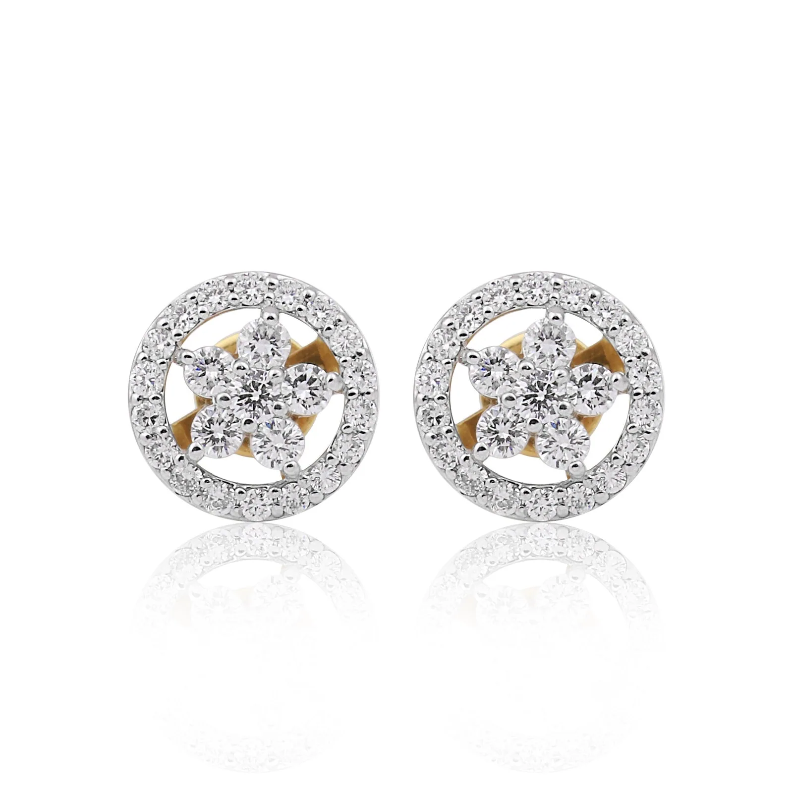 IGI Certified 18K Gold Vermeil Diamond Pendant Set 1.62 Ct G-H VS Stylish Jewelry - view 2