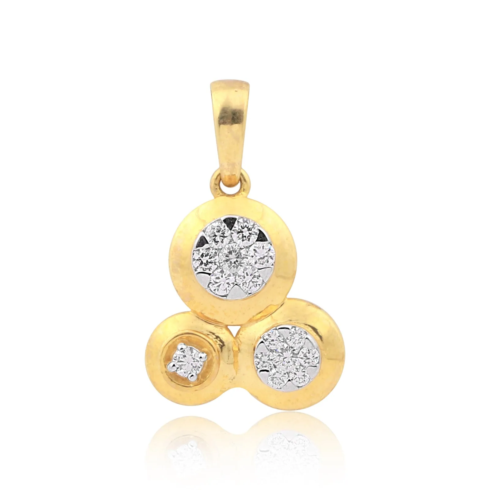 IGI Certified 0.89 ct Natural Diamond Pendant Set 18K Gold Vermeil Necklace Elegant - view 3
