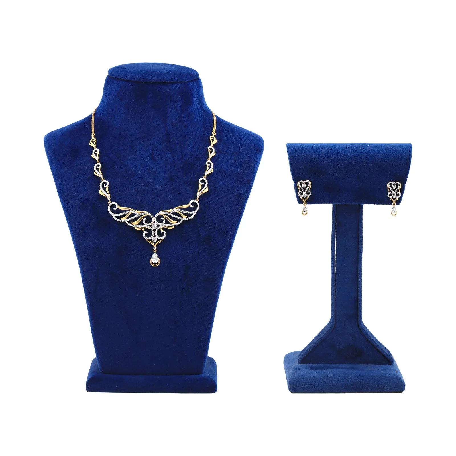 Natural 4.04 Ct Diamond Set G-H-I VS Luxury Necklace Earrings Fine Jewelry