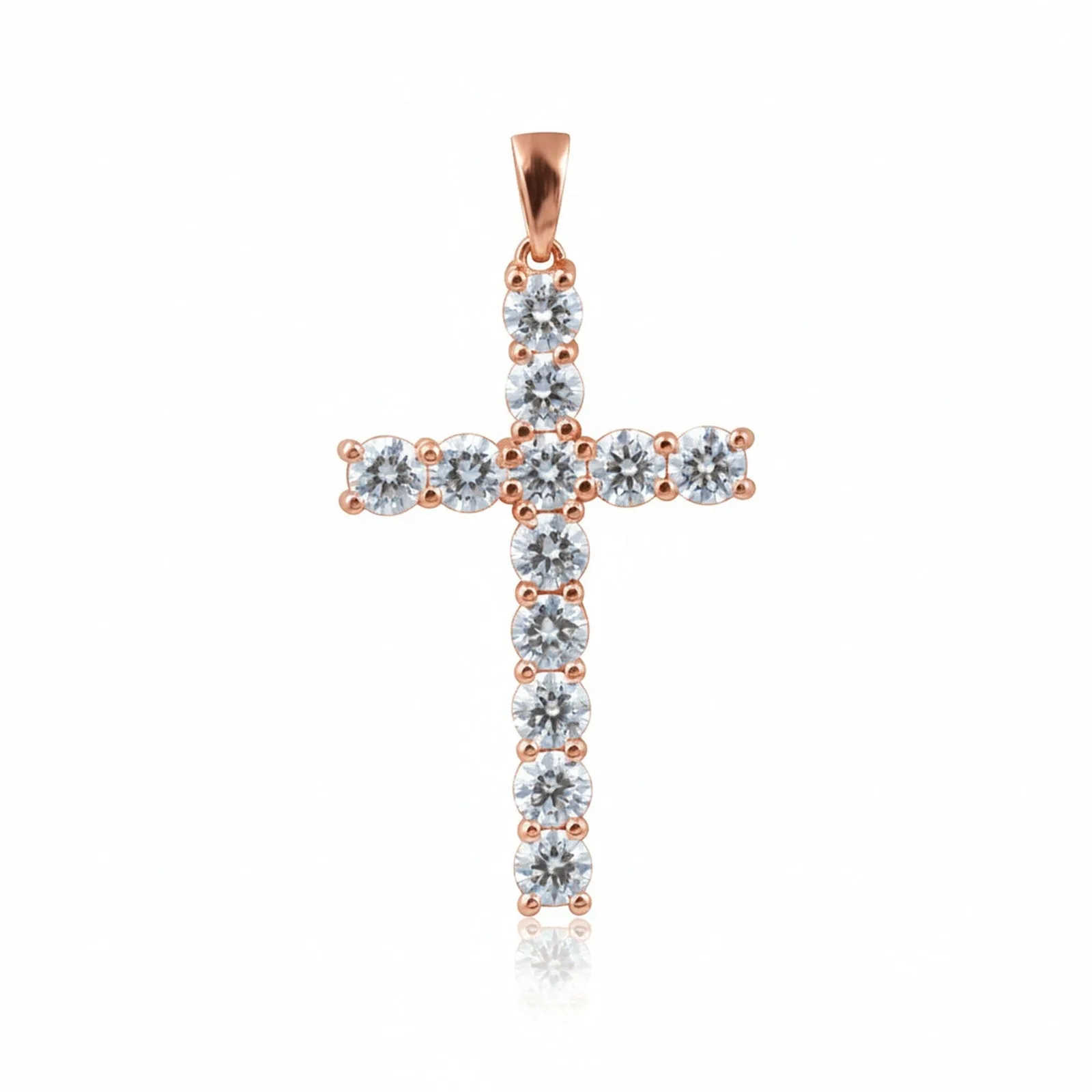 1.20 Carat Moissanite Round Pendant