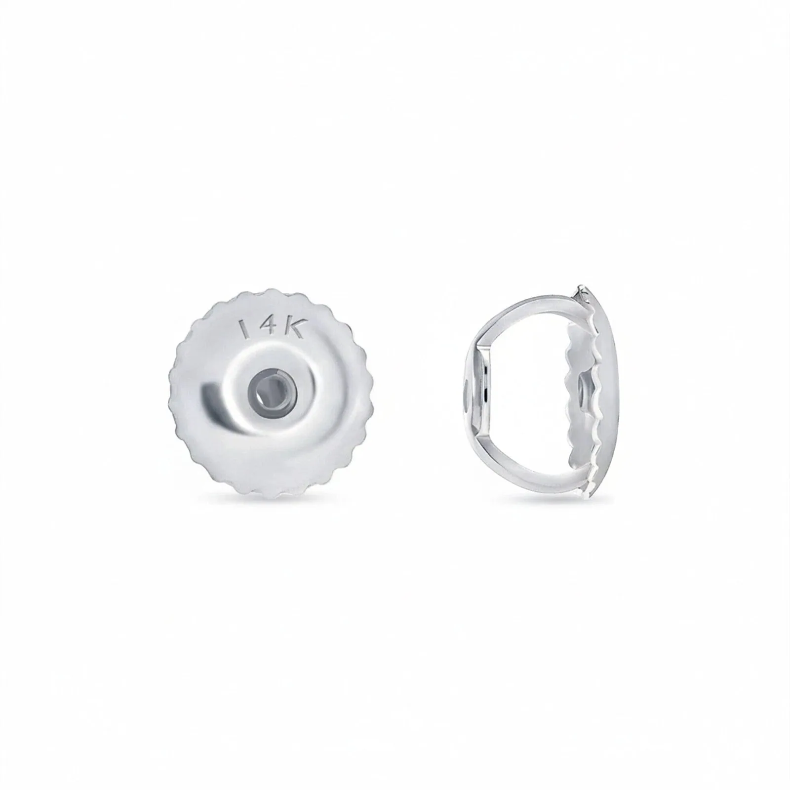 IGI F/VS 1 Ct Marquise Lab Created Grown Diamond Earrings 14K White Gold Screw - view 7