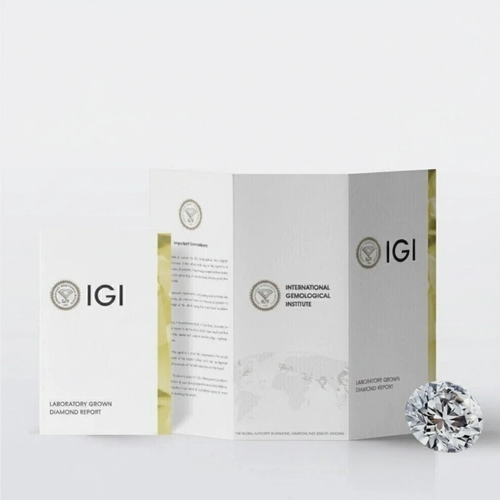IGI F/VS 1 Ct Round Lab Created Grown Diamond Earrings 950 Platinum Screw - view 6